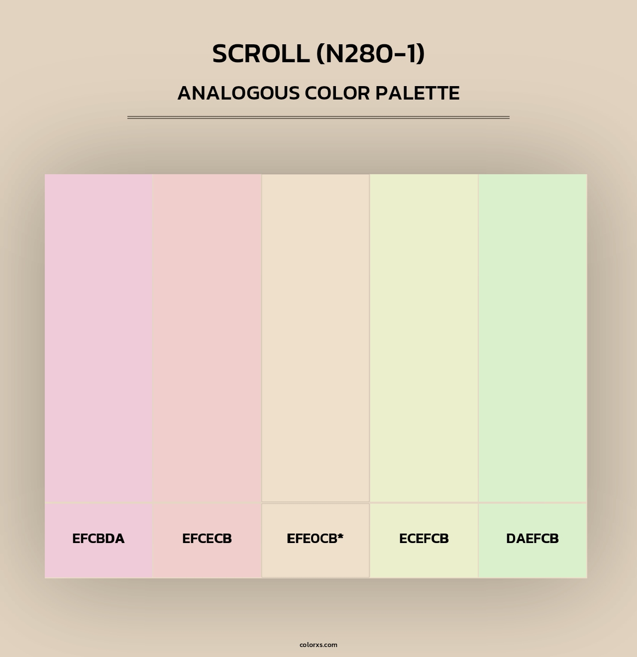 Scroll (N280-1) - Analogous Color Palette