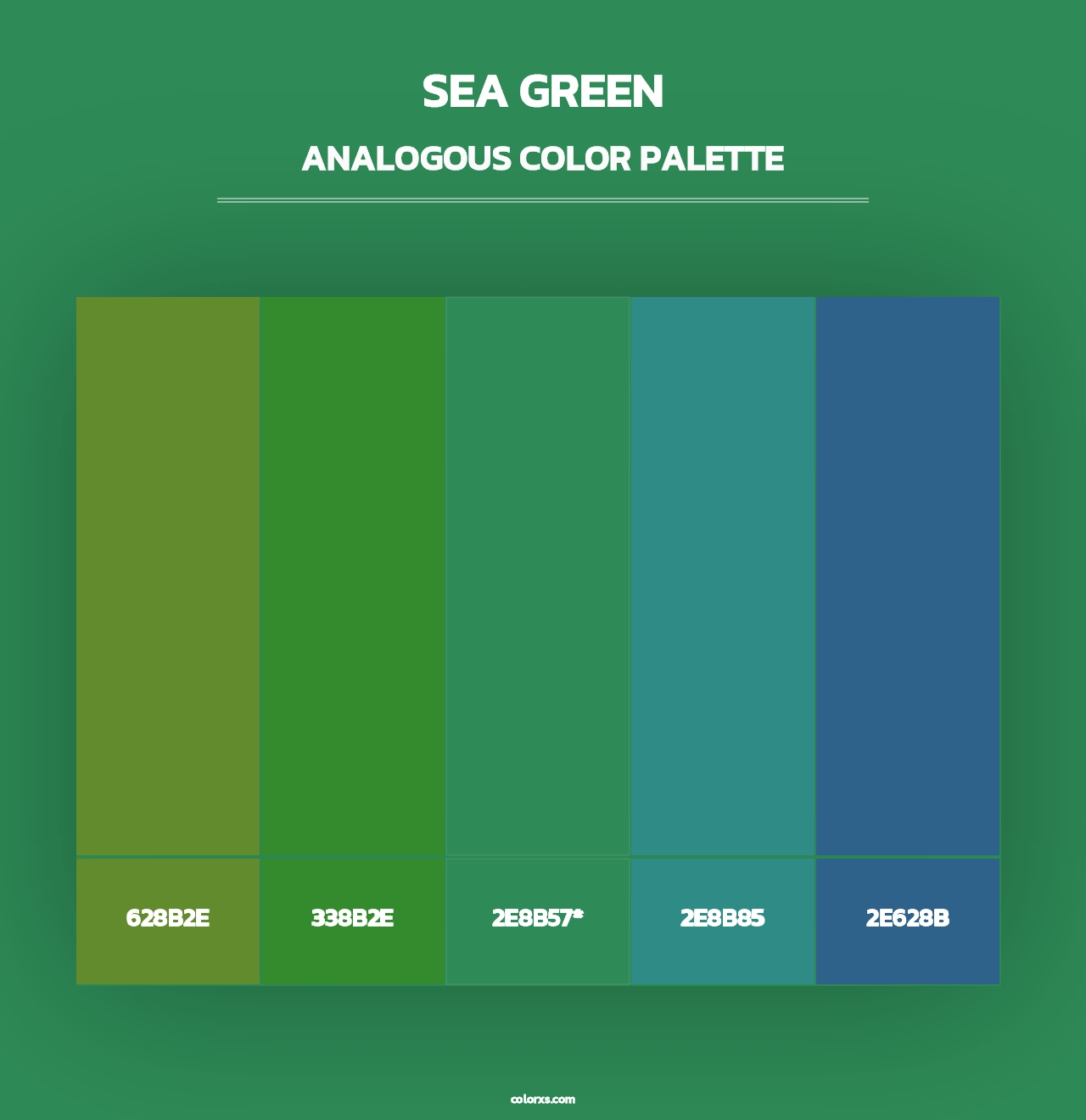 Sea Green - Analogous Color Palette