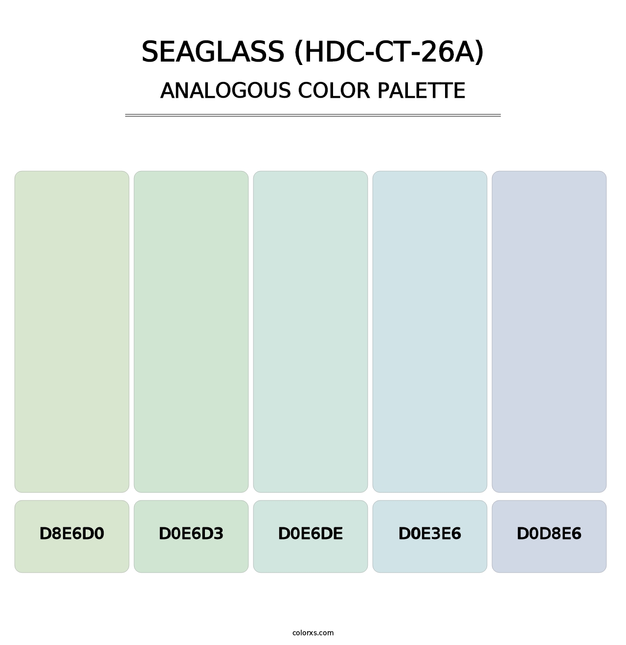 Seaglass (HDC-CT-26A) - Analogous Color Palette