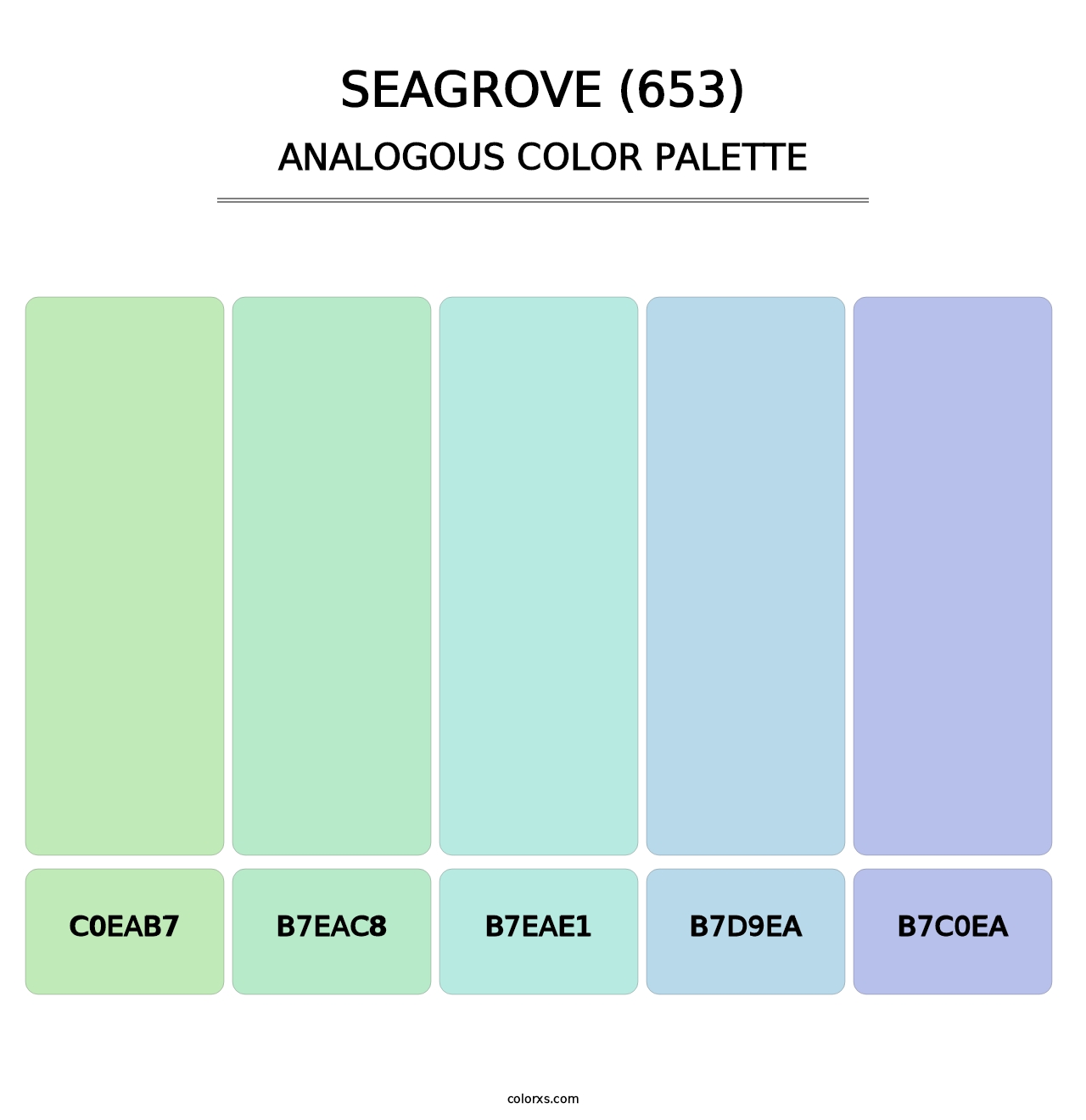Seagrove (653) - Analogous Color Palette