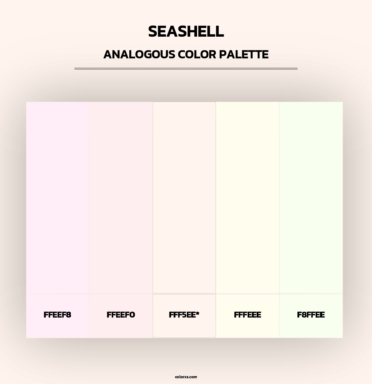 Seashell - Analogous Color Palette