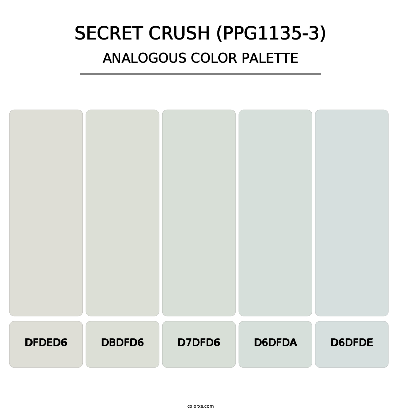 Secret Crush (PPG1135-3) - Analogous Color Palette