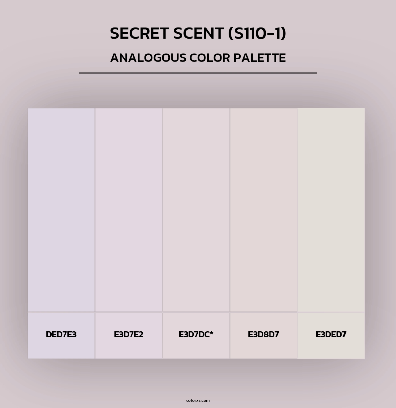 Secret Scent (S110-1) - Analogous Color Palette