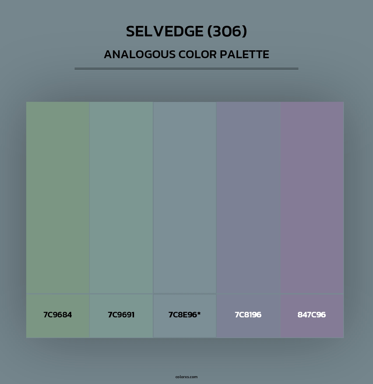 Selvedge (306) - Analogous Color Palette