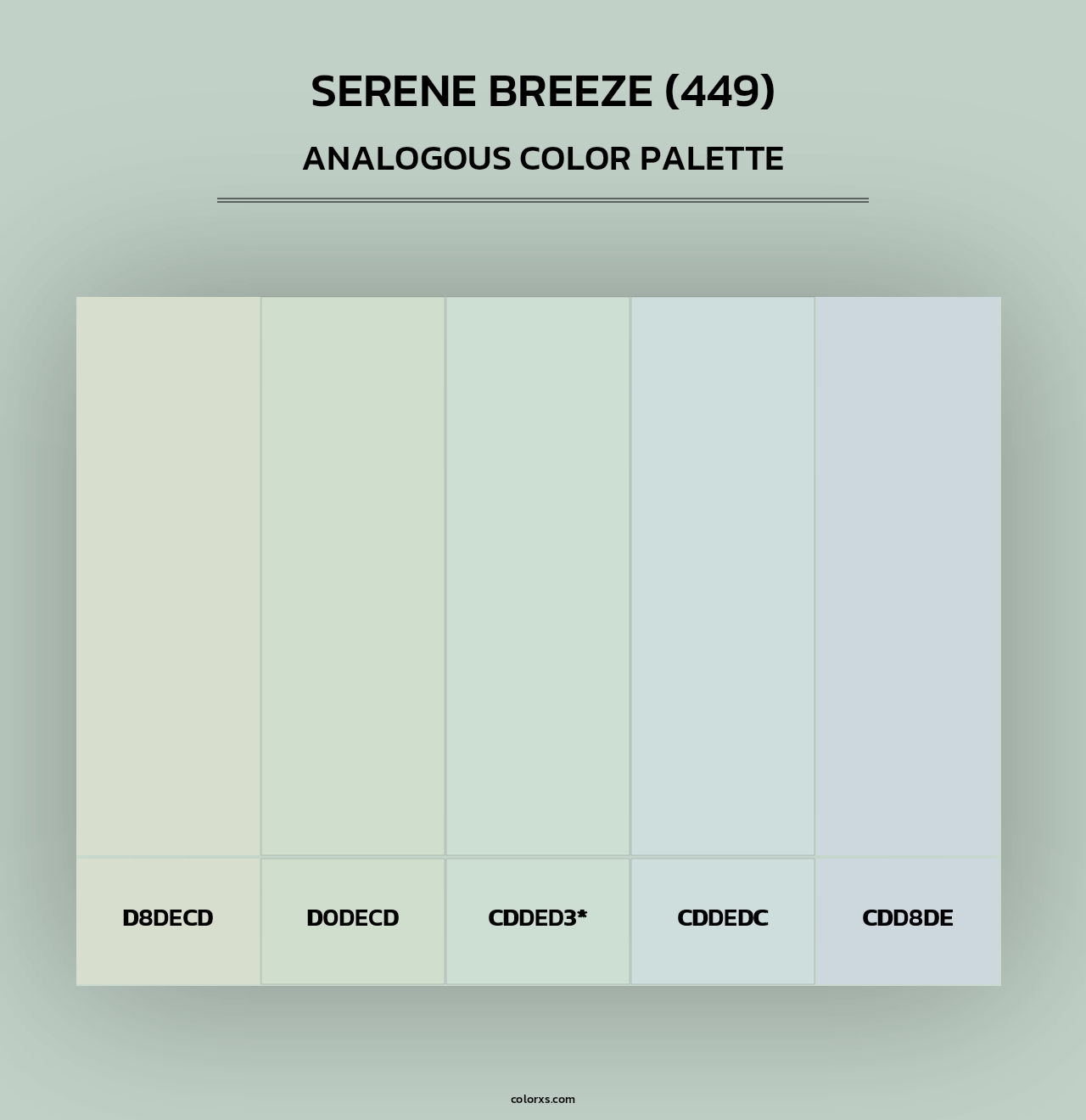 Serene Breeze (449) - Analogous Color Palette