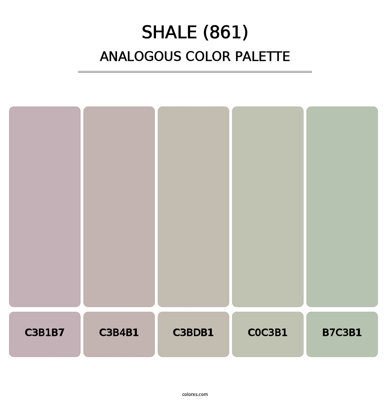 Shale (861) - Analogous Color Palette