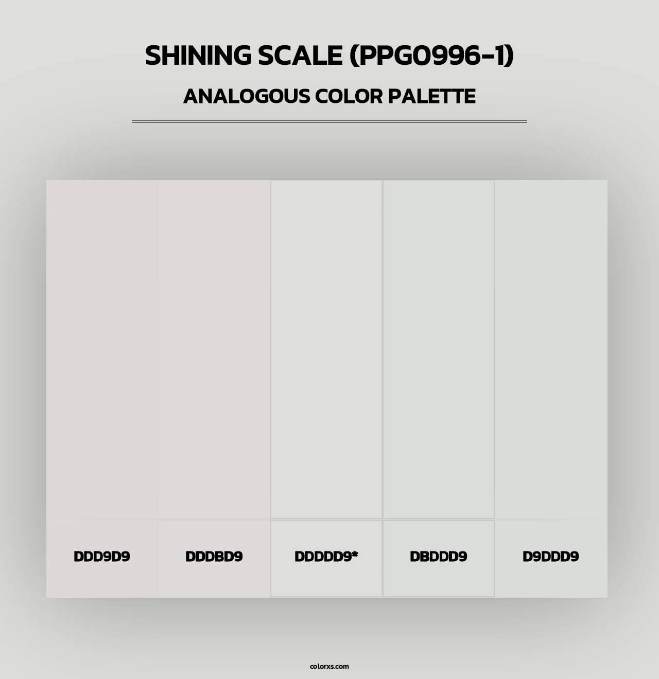 Shining Scale (PPG0996-1) - Analogous Color Palette