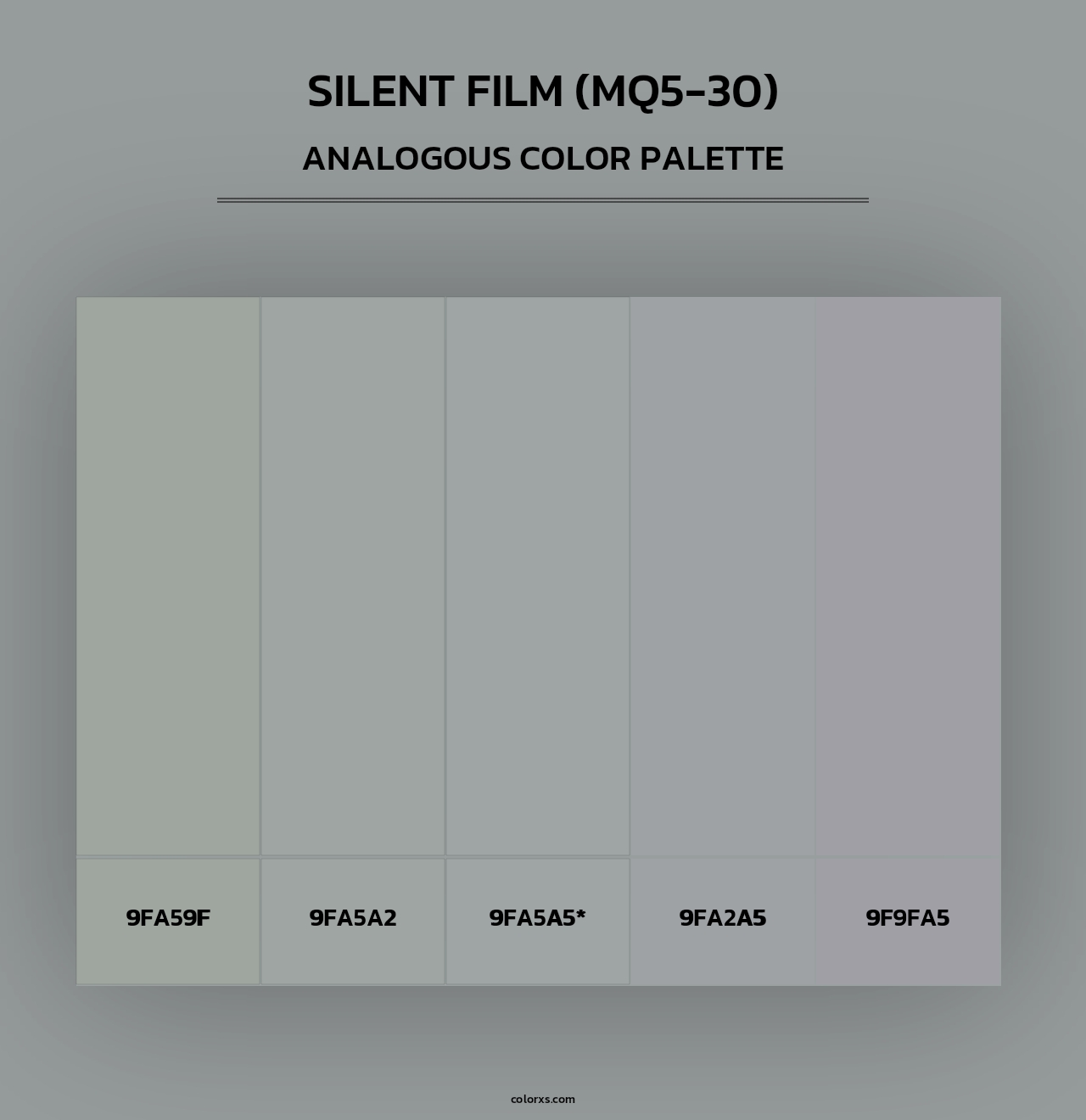 Silent Film (MQ5-30) - Analogous Color Palette