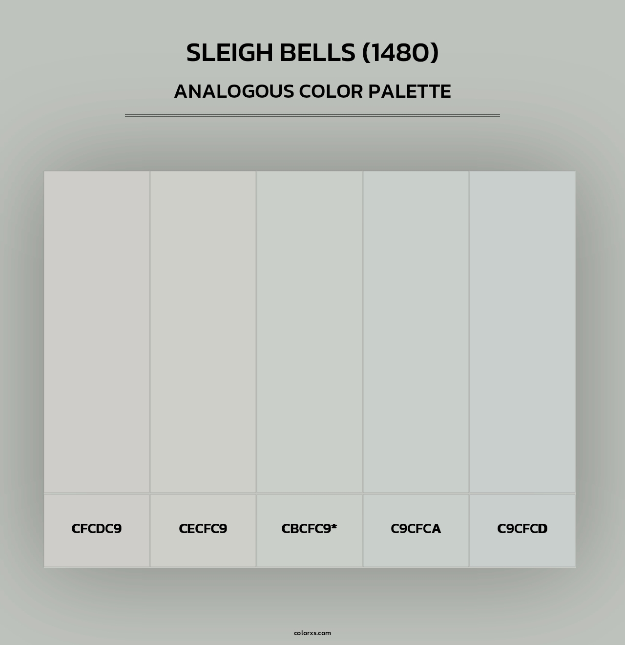 Sleigh Bells (1480) - Analogous Color Palette
