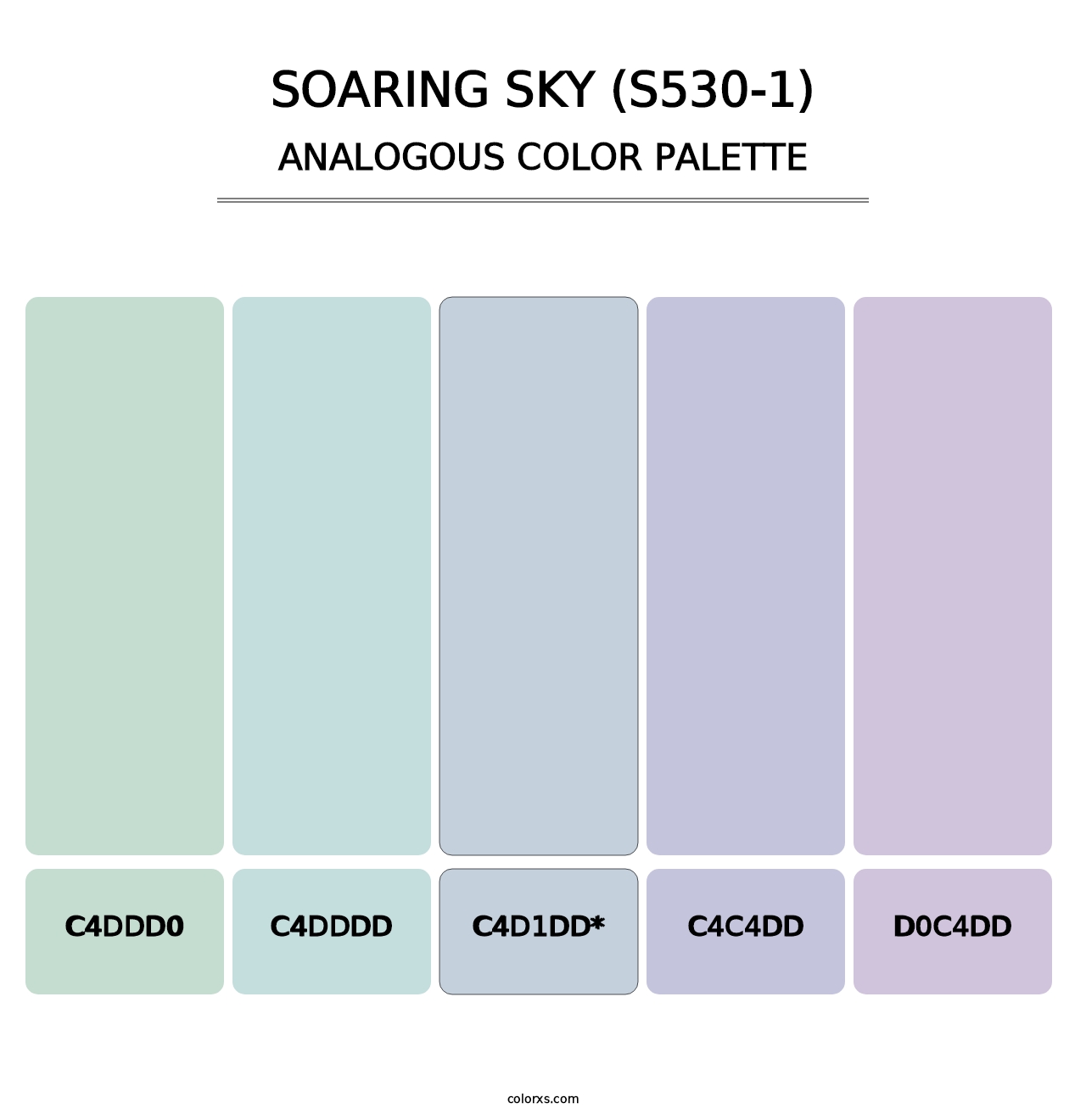 Soaring Sky (S530-1) - Analogous Color Palette