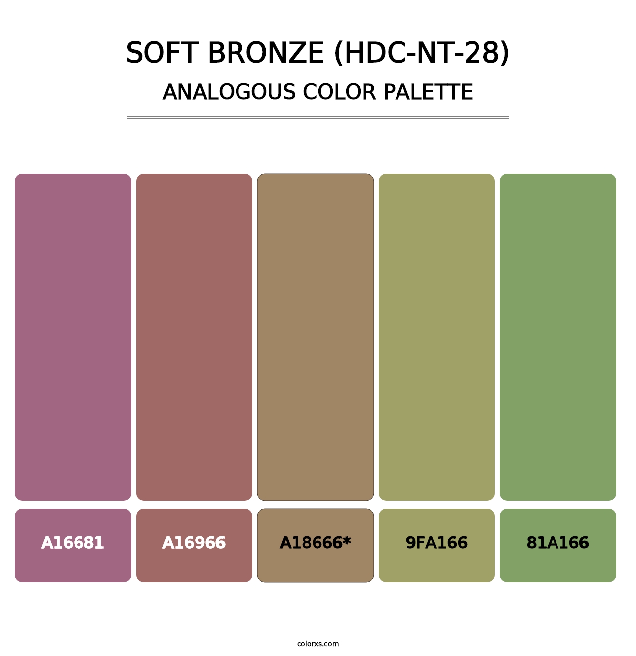 Soft Bronze (HDC-NT-28) - Analogous Color Palette