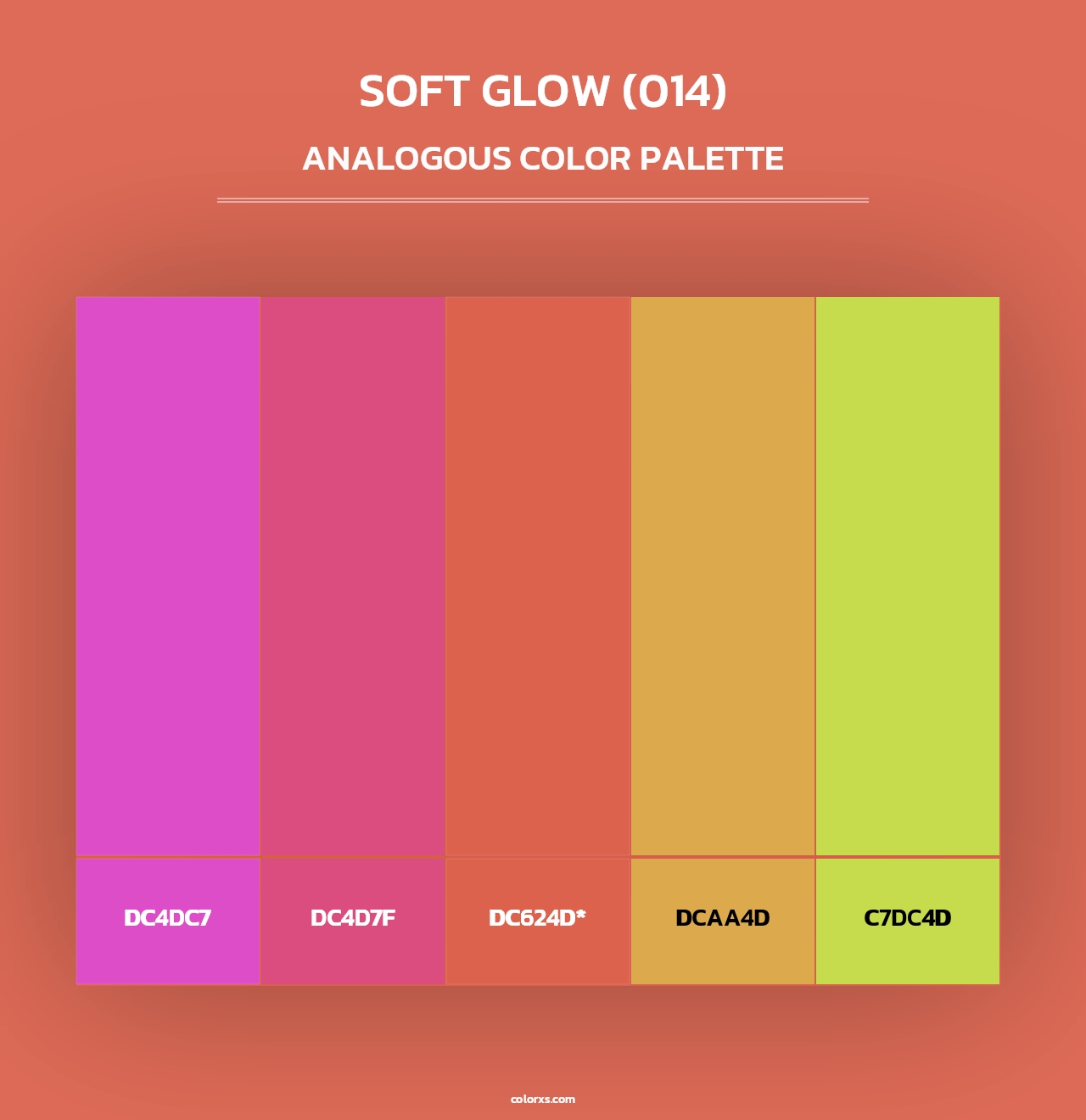 Soft Glow (014) - Analogous Color Palette