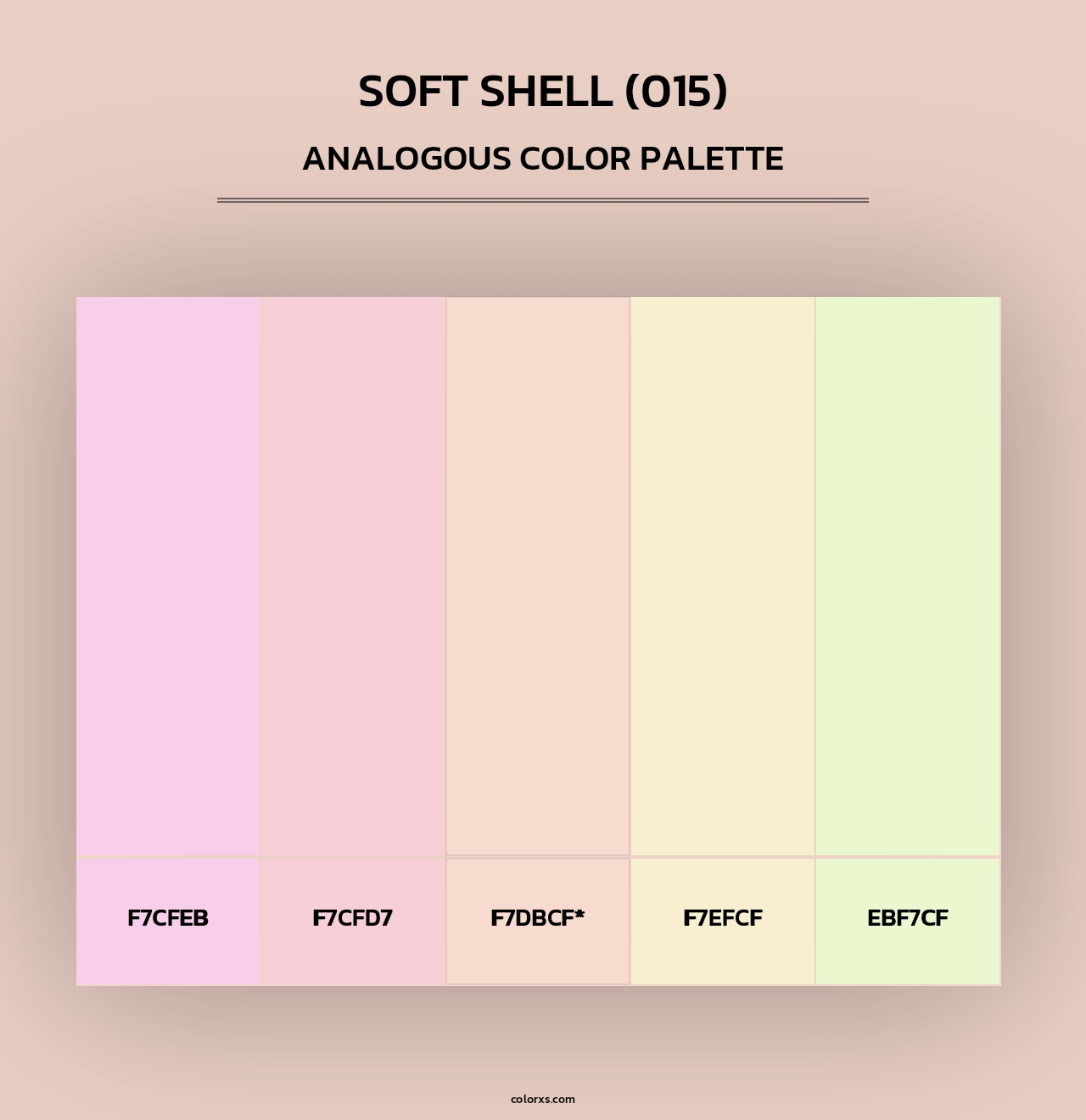 Soft Shell (015) - Analogous Color Palette