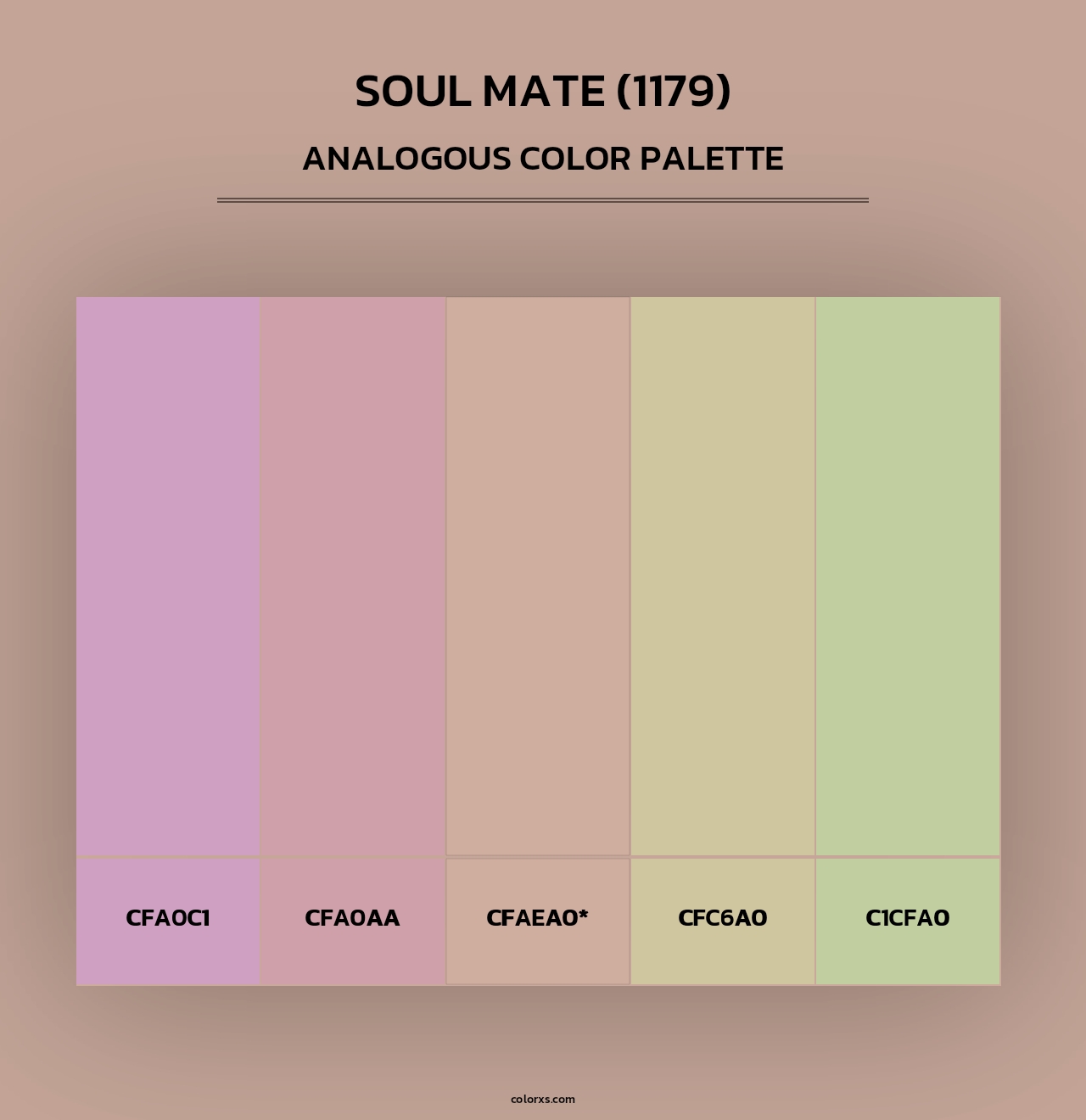 Soul Mate (1179) - Analogous Color Palette