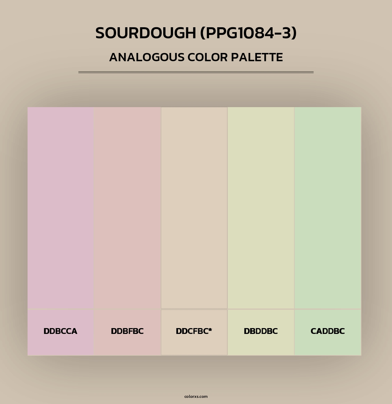 Sourdough (PPG1084-3) - Analogous Color Palette
