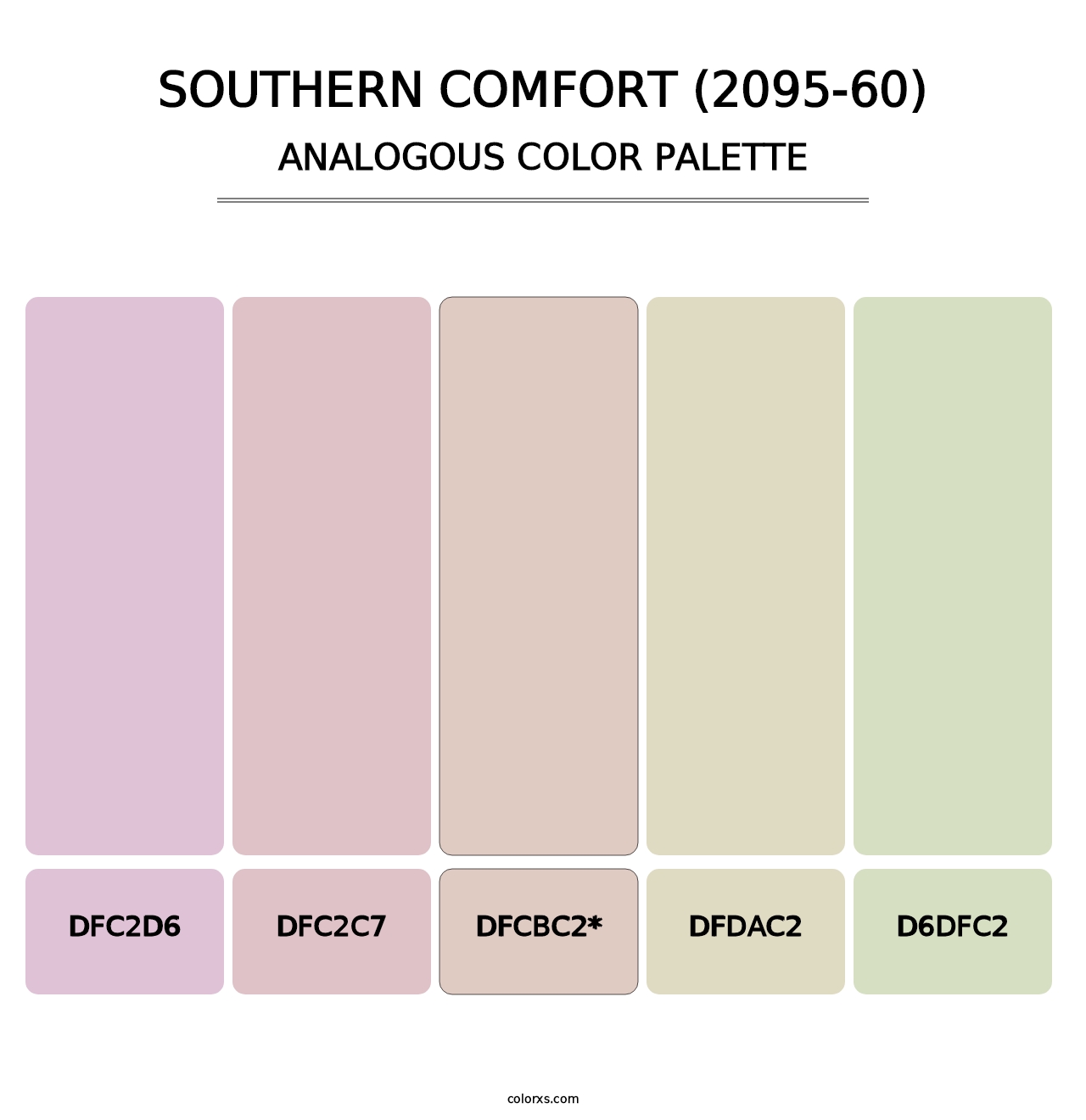 Southern Comfort (2095-60) - Analogous Color Palette
