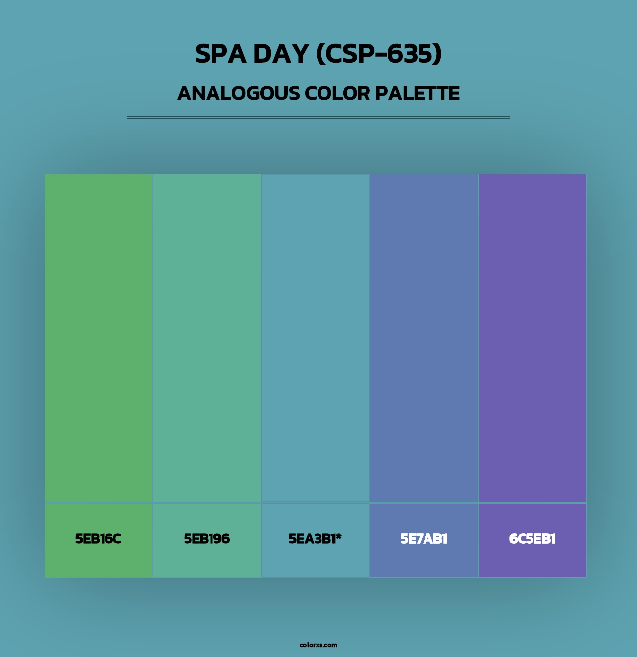 Spa Day (CSP-635) - Analogous Color Palette