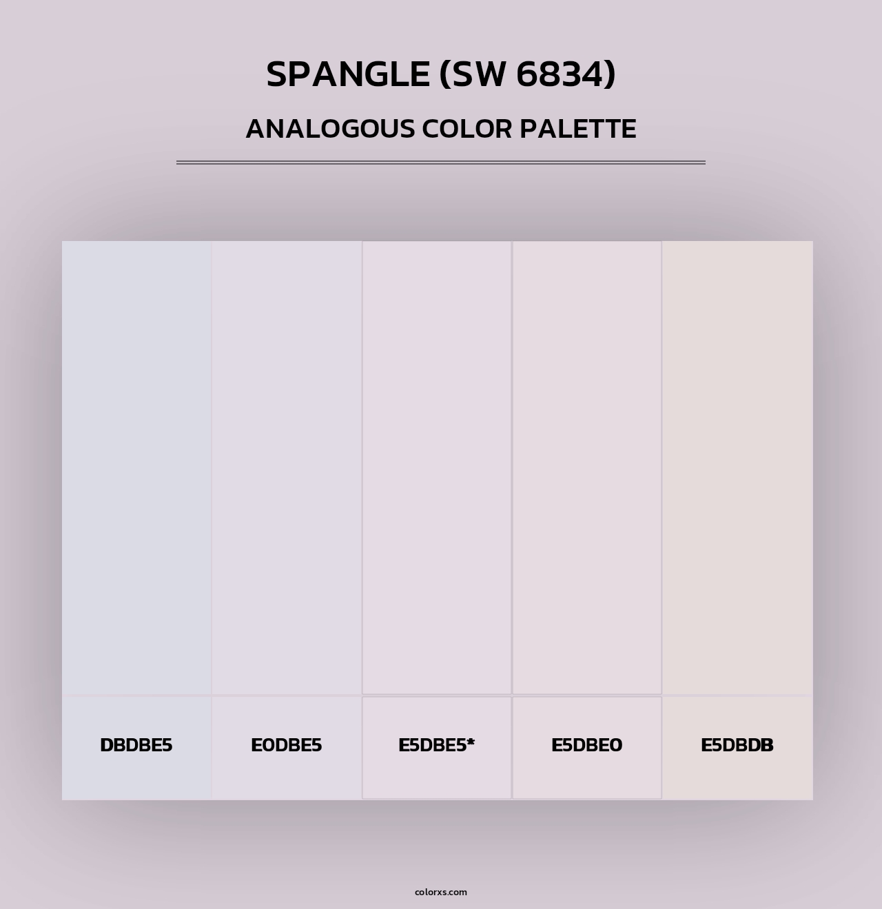 Spangle (SW 6834) - Analogous Color Palette