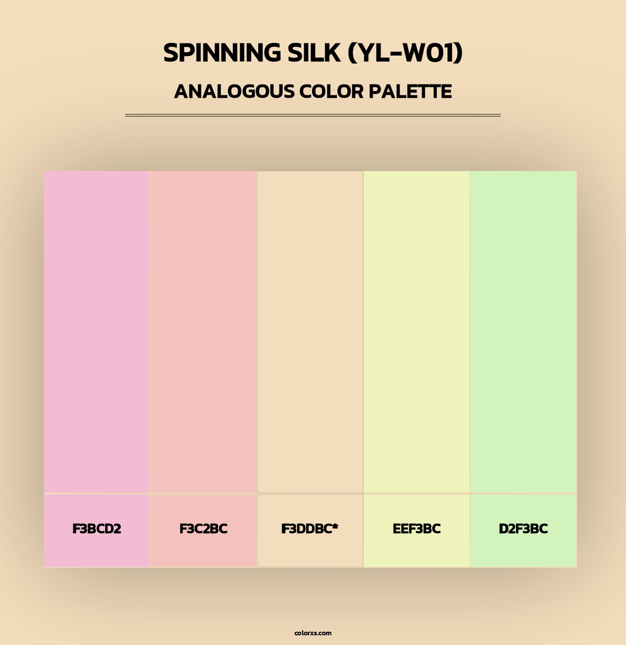 Spinning Silk (YL-W01) - Analogous Color Palette