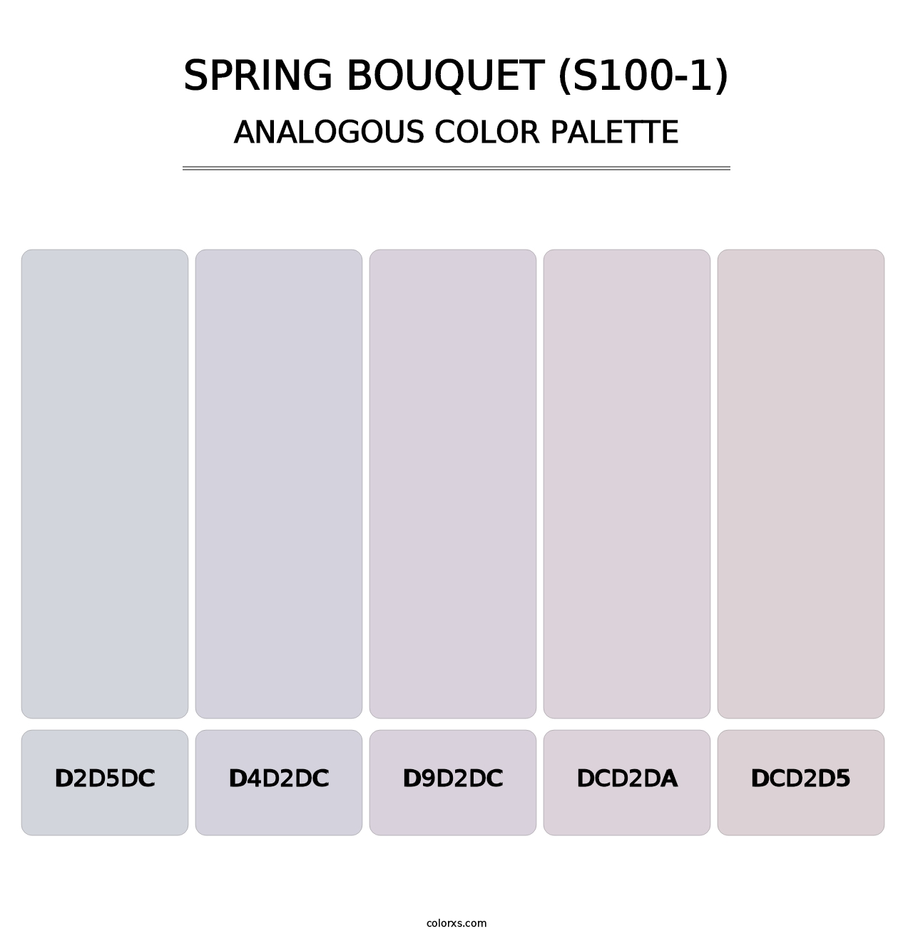 Spring Bouquet (S100-1) - Analogous Color Palette