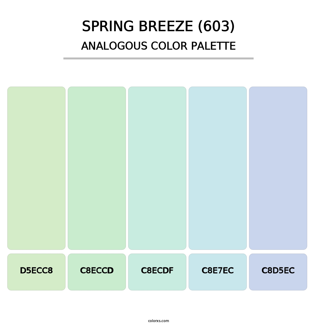 Spring Breeze (603) - Analogous Color Palette