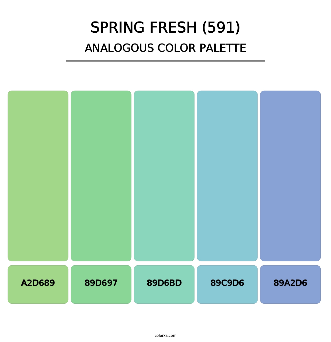 Spring Fresh (591) - Analogous Color Palette