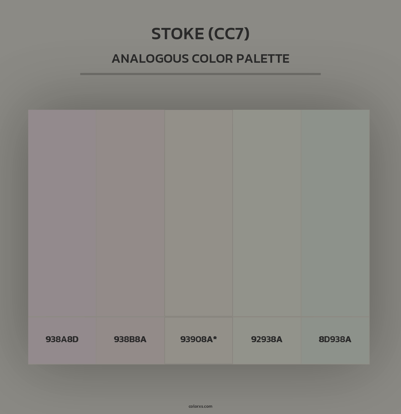 Stoke (CC7) - Analogous Color Palette