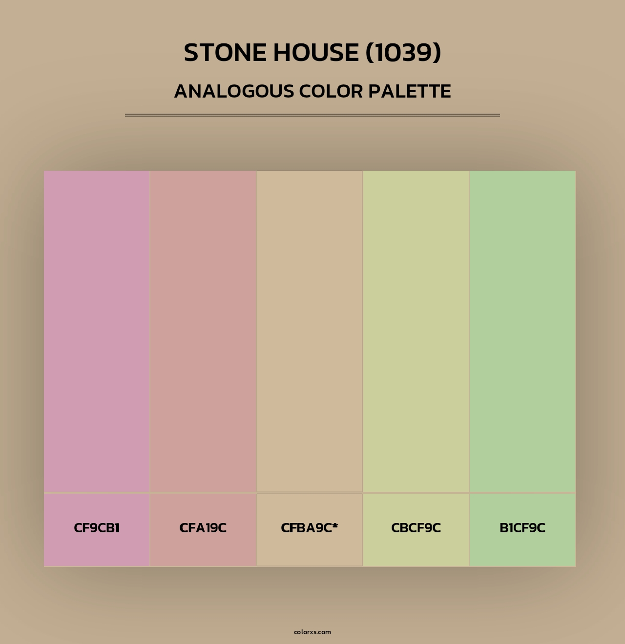Stone House (1039) - Analogous Color Palette