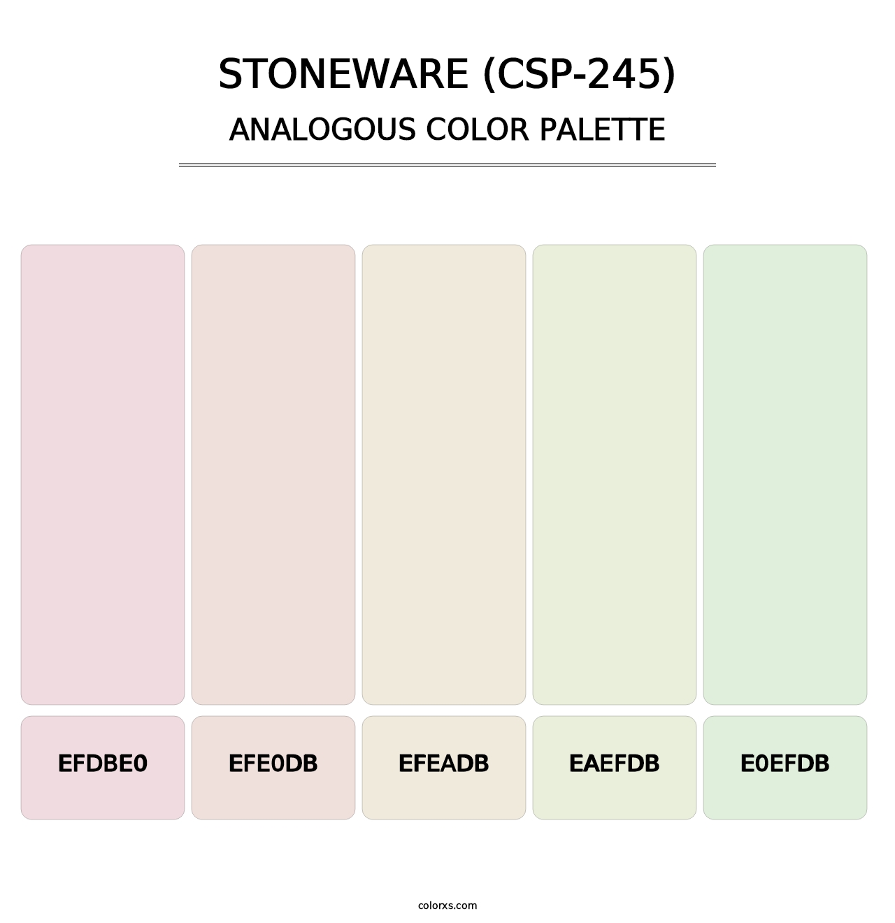 Stoneware (CSP-245) - Analogous Color Palette