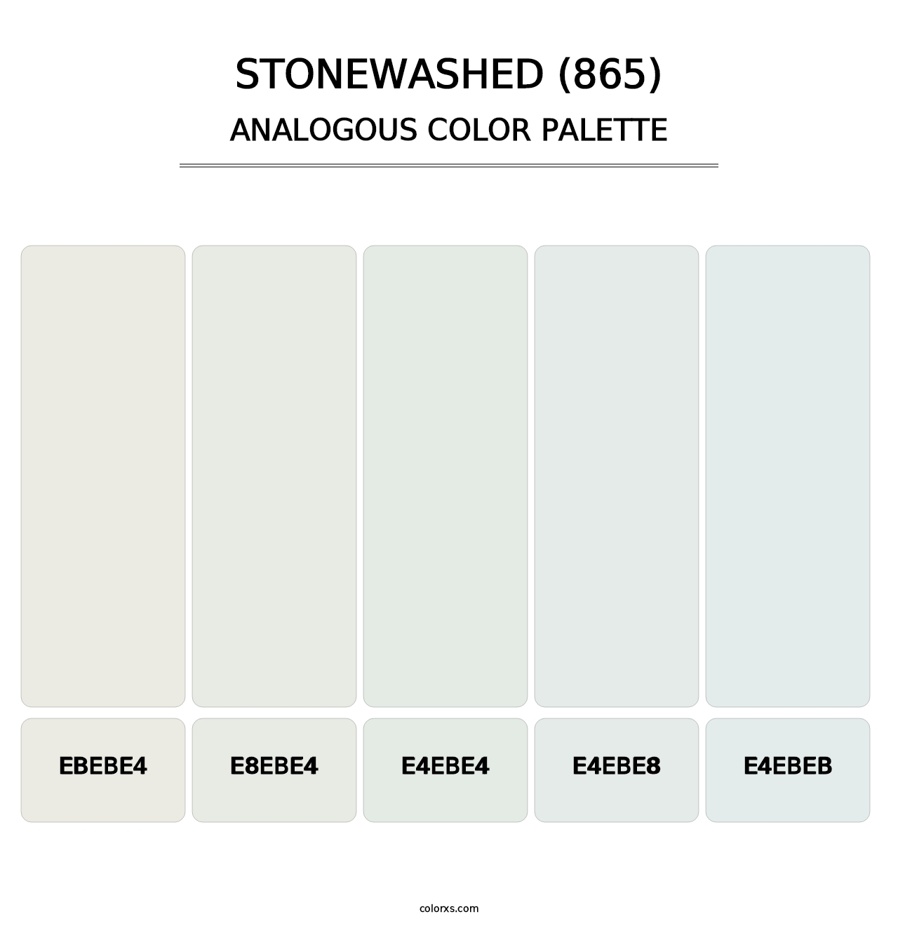 Stonewashed (865) - Analogous Color Palette