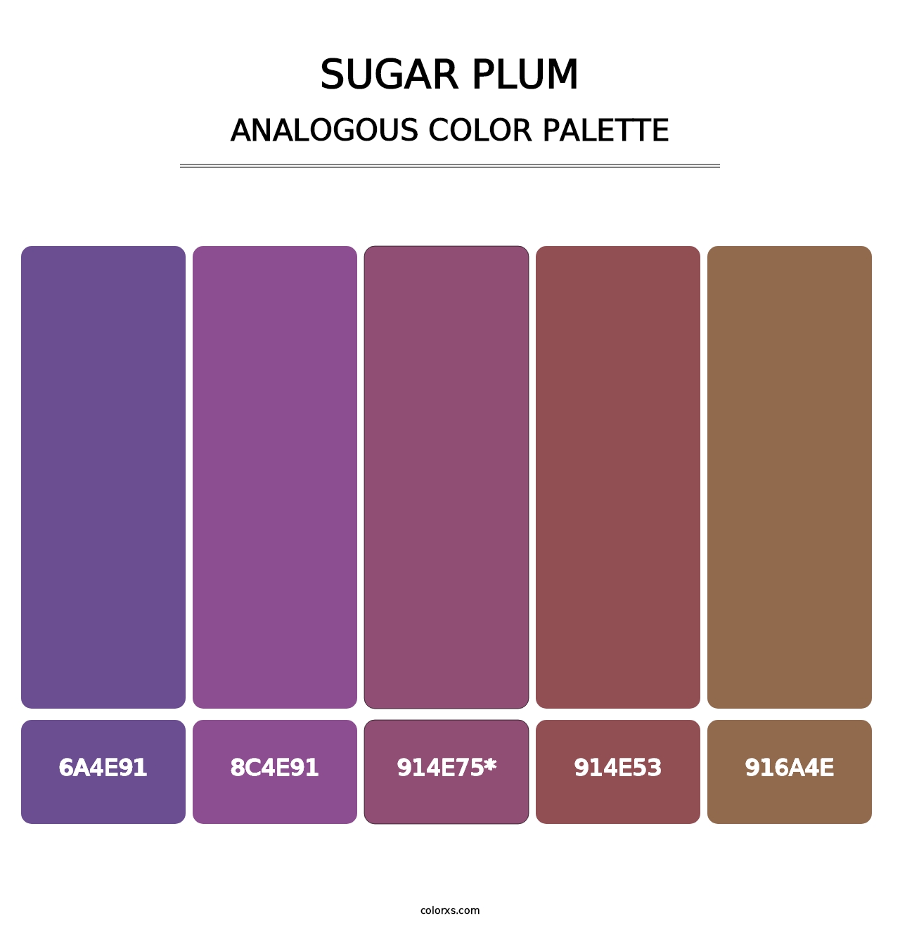 Sugar Plum - Analogous Color Palette