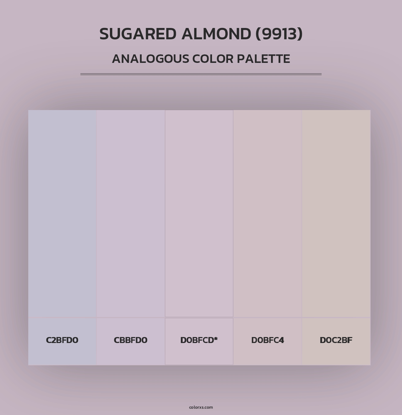 Sugared Almond (9913) - Analogous Color Palette