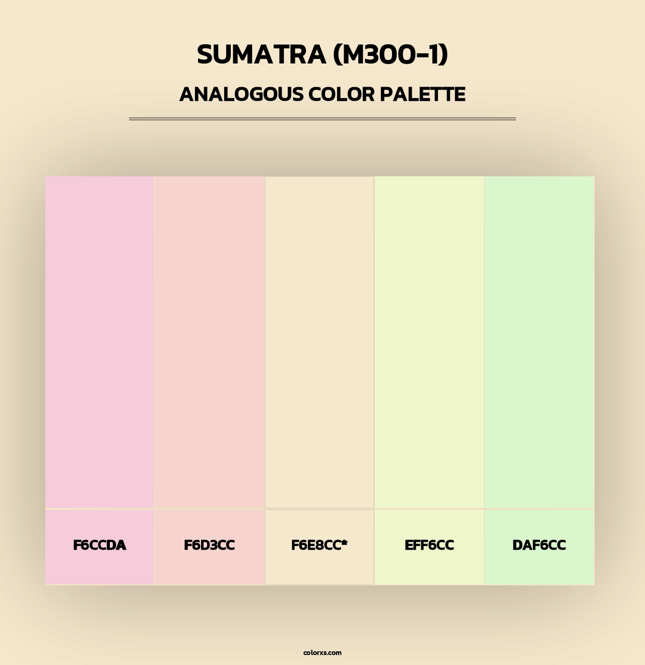 Sumatra (M300-1) - Analogous Color Palette