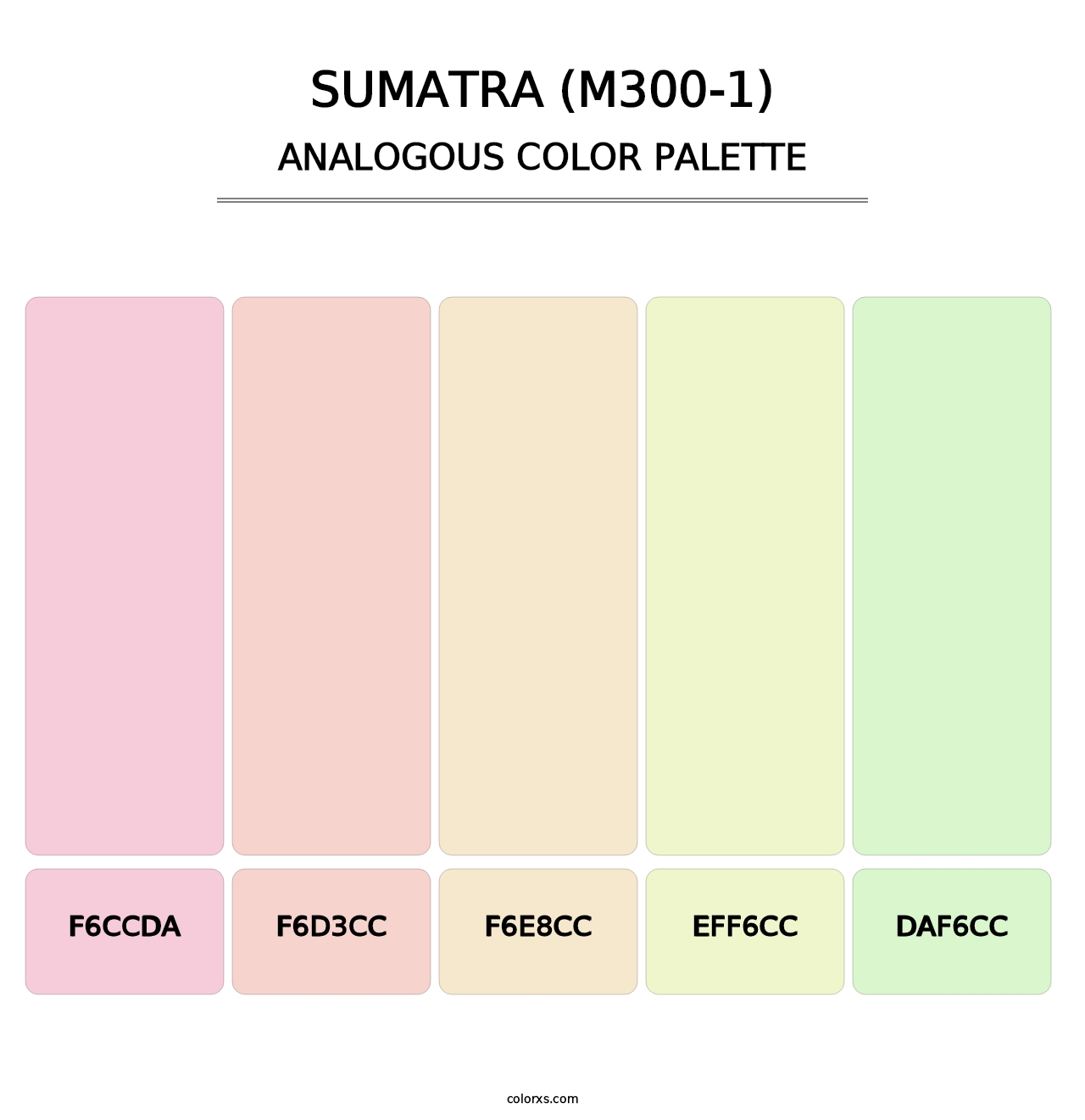 Sumatra (M300-1) - Analogous Color Palette