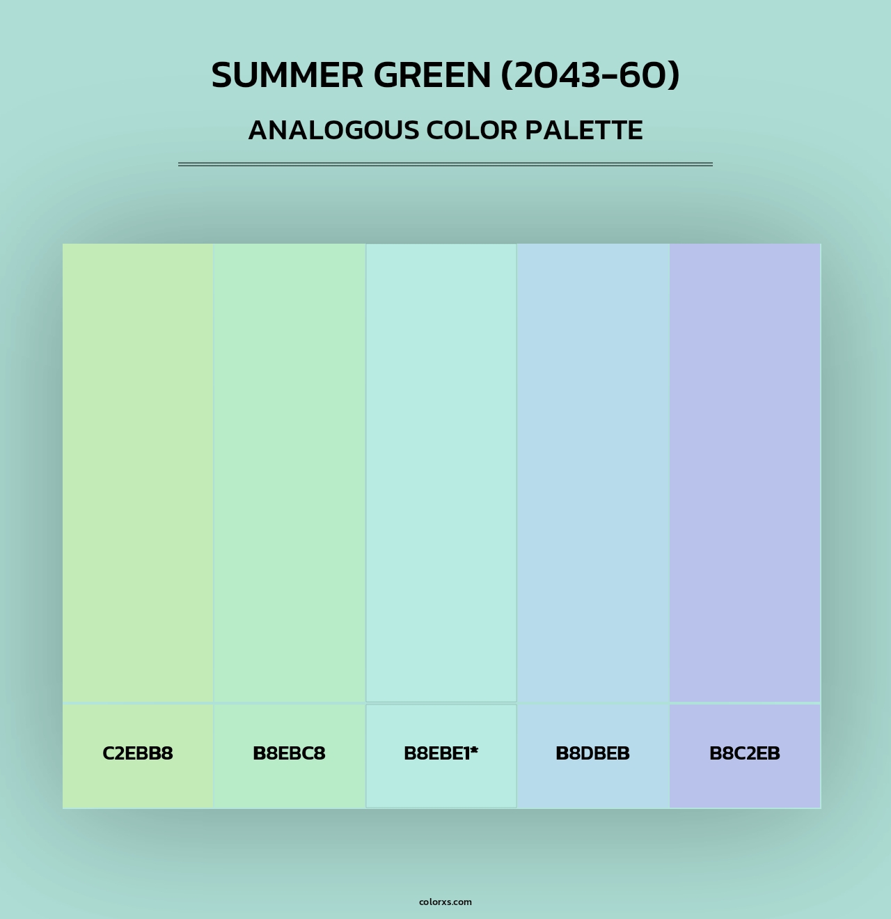 Summer Green (2043-60) - Analogous Color Palette