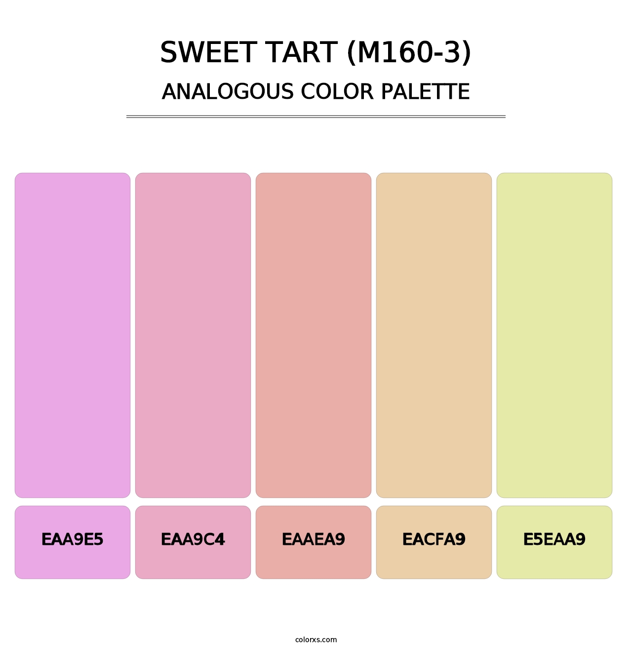 Sweet Tart (M160-3) - Analogous Color Palette