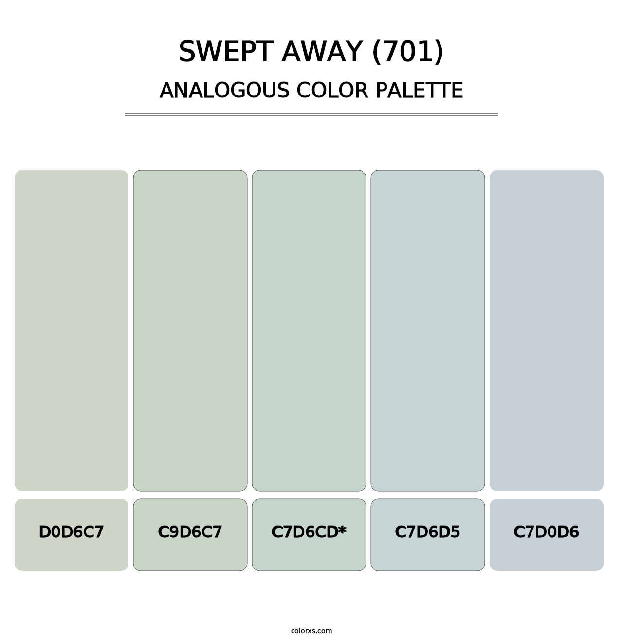 Swept Away (701) - Analogous Color Palette