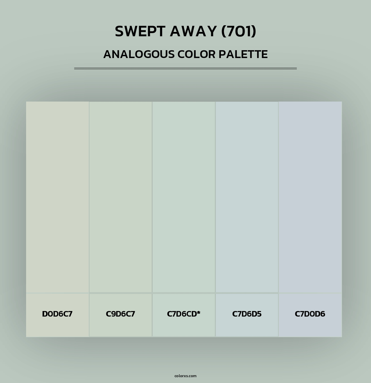 Swept Away (701) - Analogous Color Palette