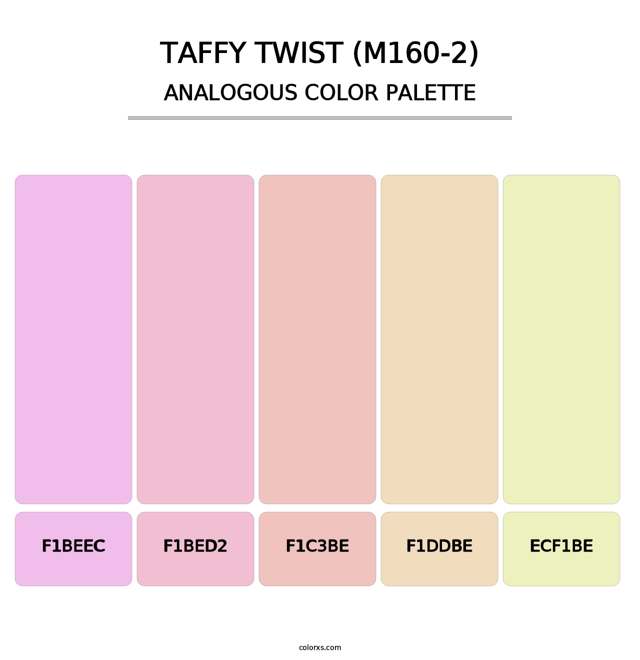 Taffy Twist (M160-2) - Analogous Color Palette