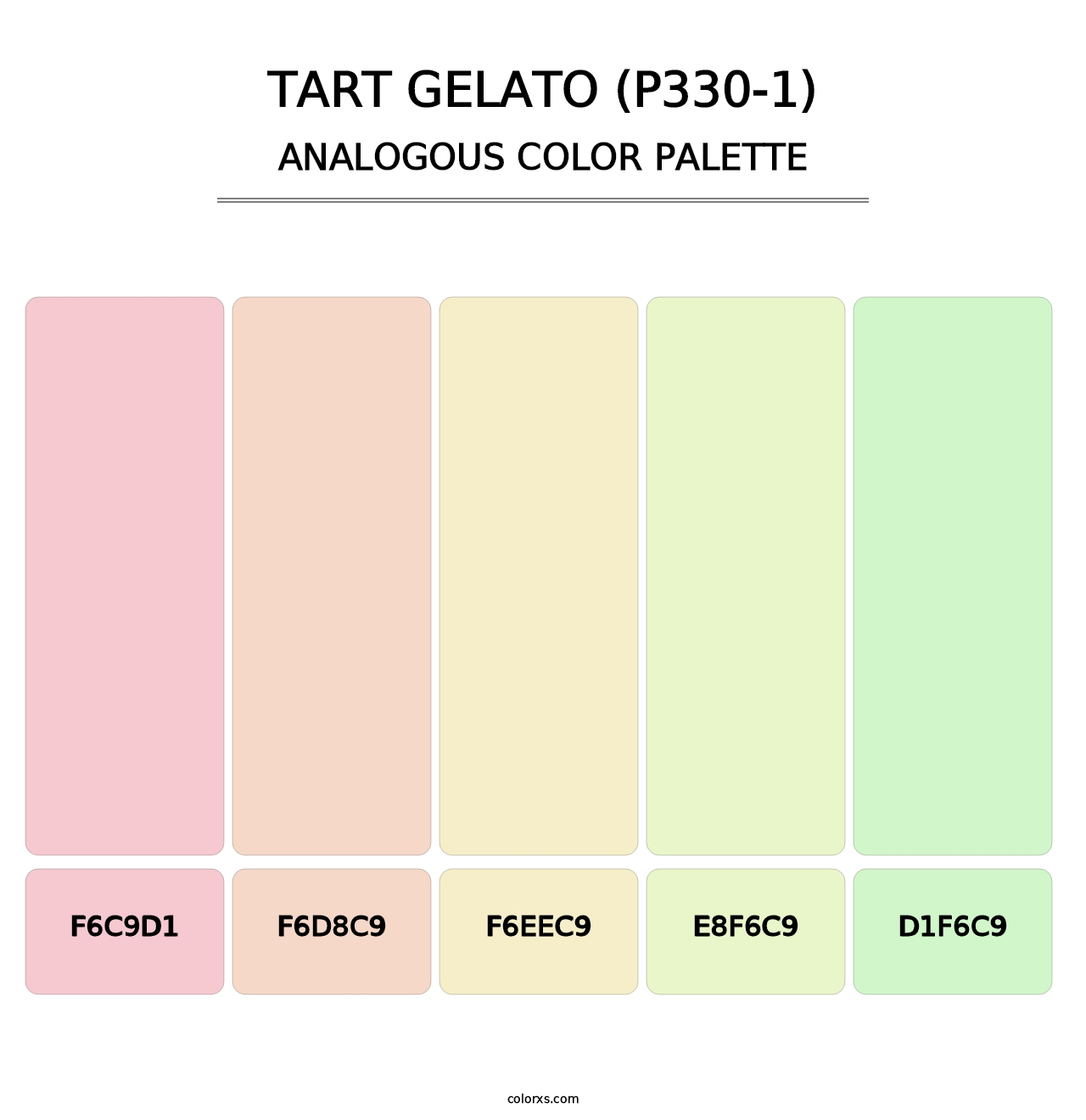 Tart Gelato (P330-1) - Analogous Color Palette