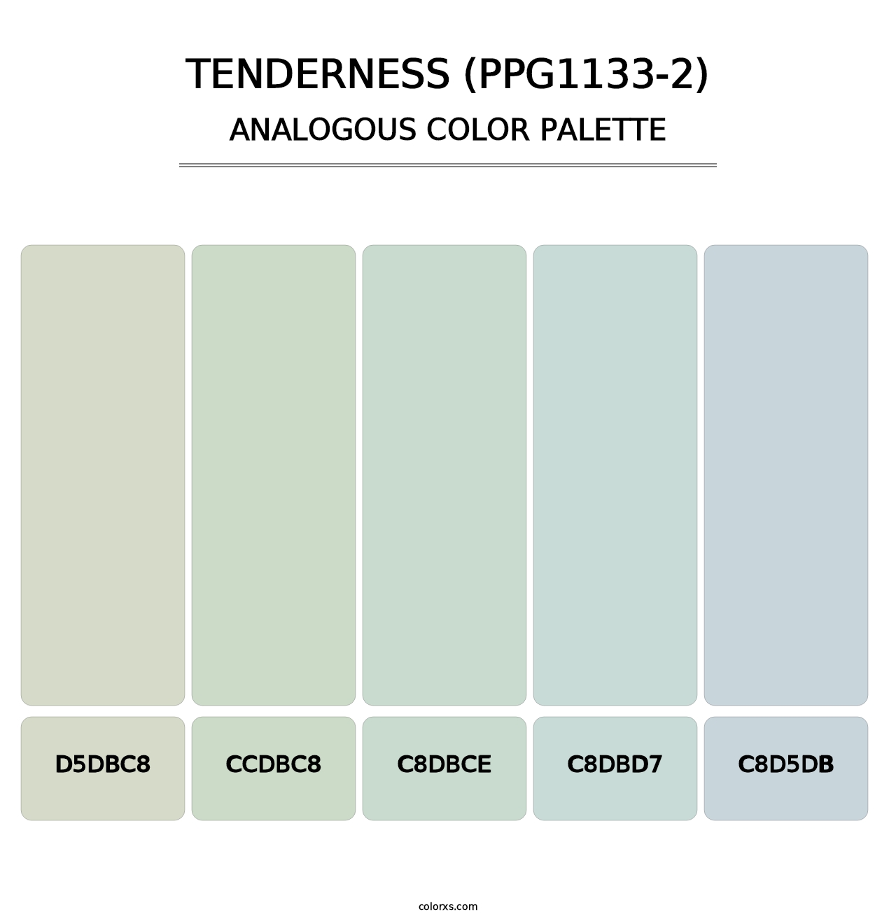 Tenderness (PPG1133-2) - Analogous Color Palette