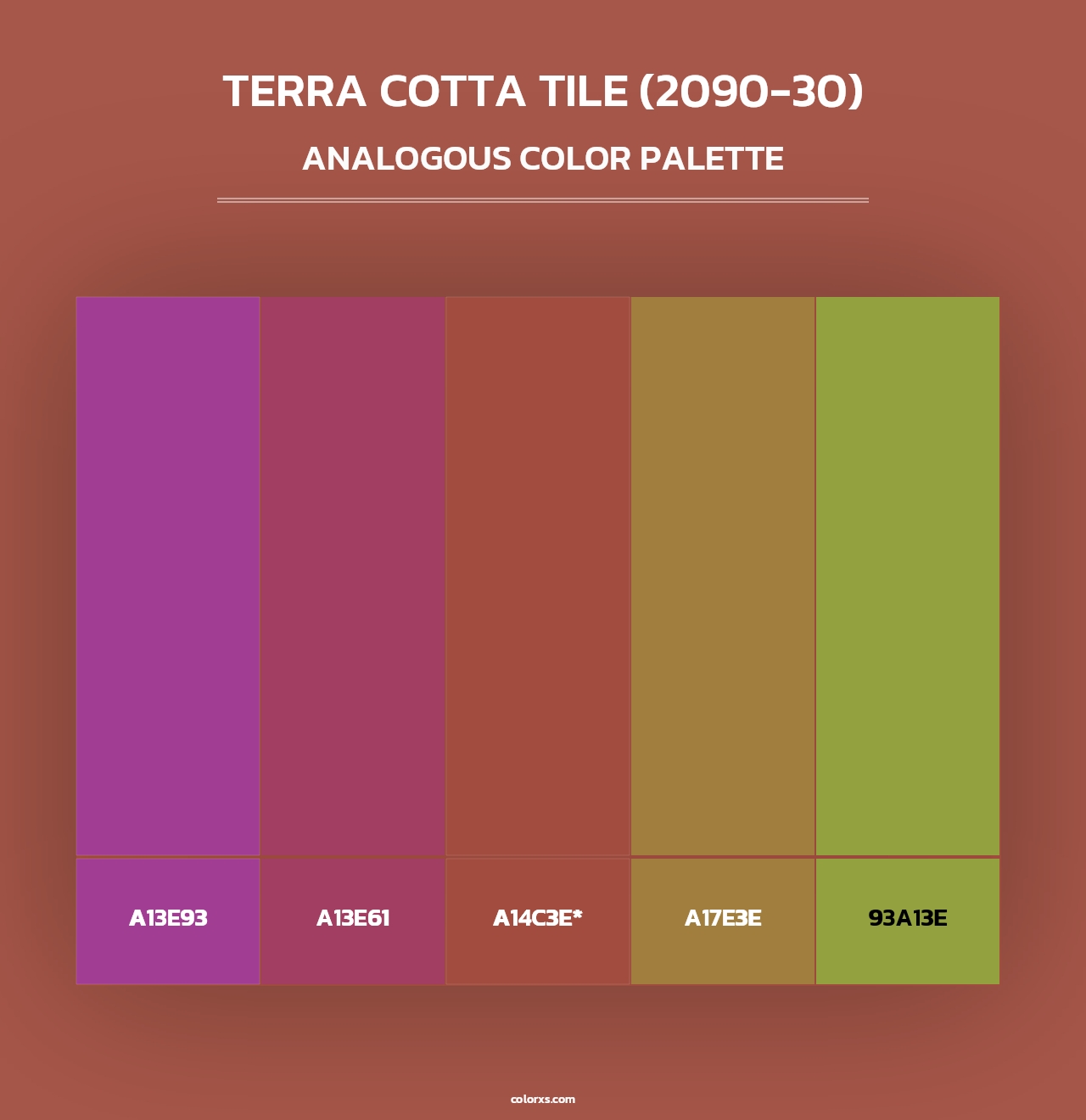 Terra Cotta Tile (2090-30) - Analogous Color Palette