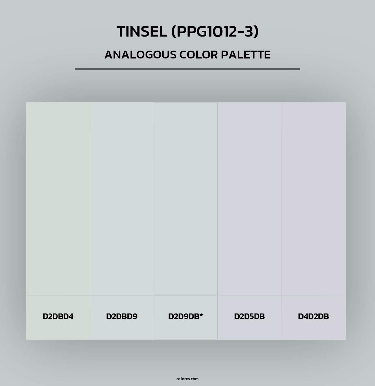 Tinsel (PPG1012-3) - Analogous Color Palette