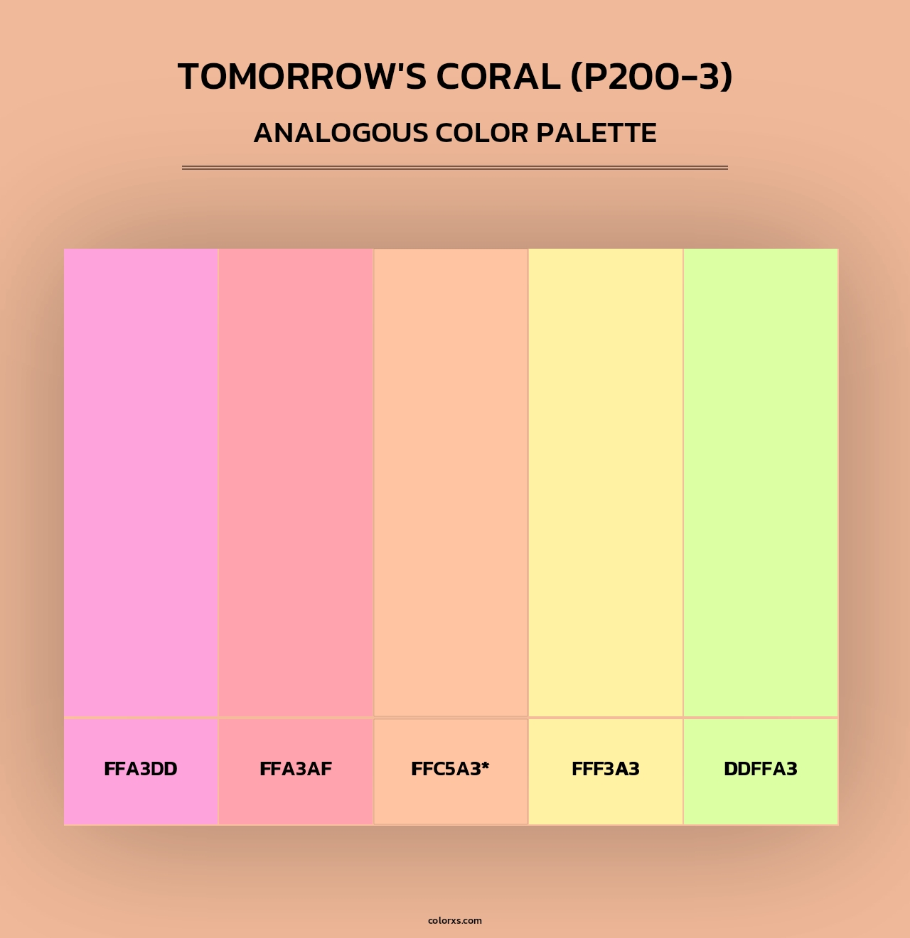 Tomorrow'S Coral (P200-3) - Analogous Color Palette