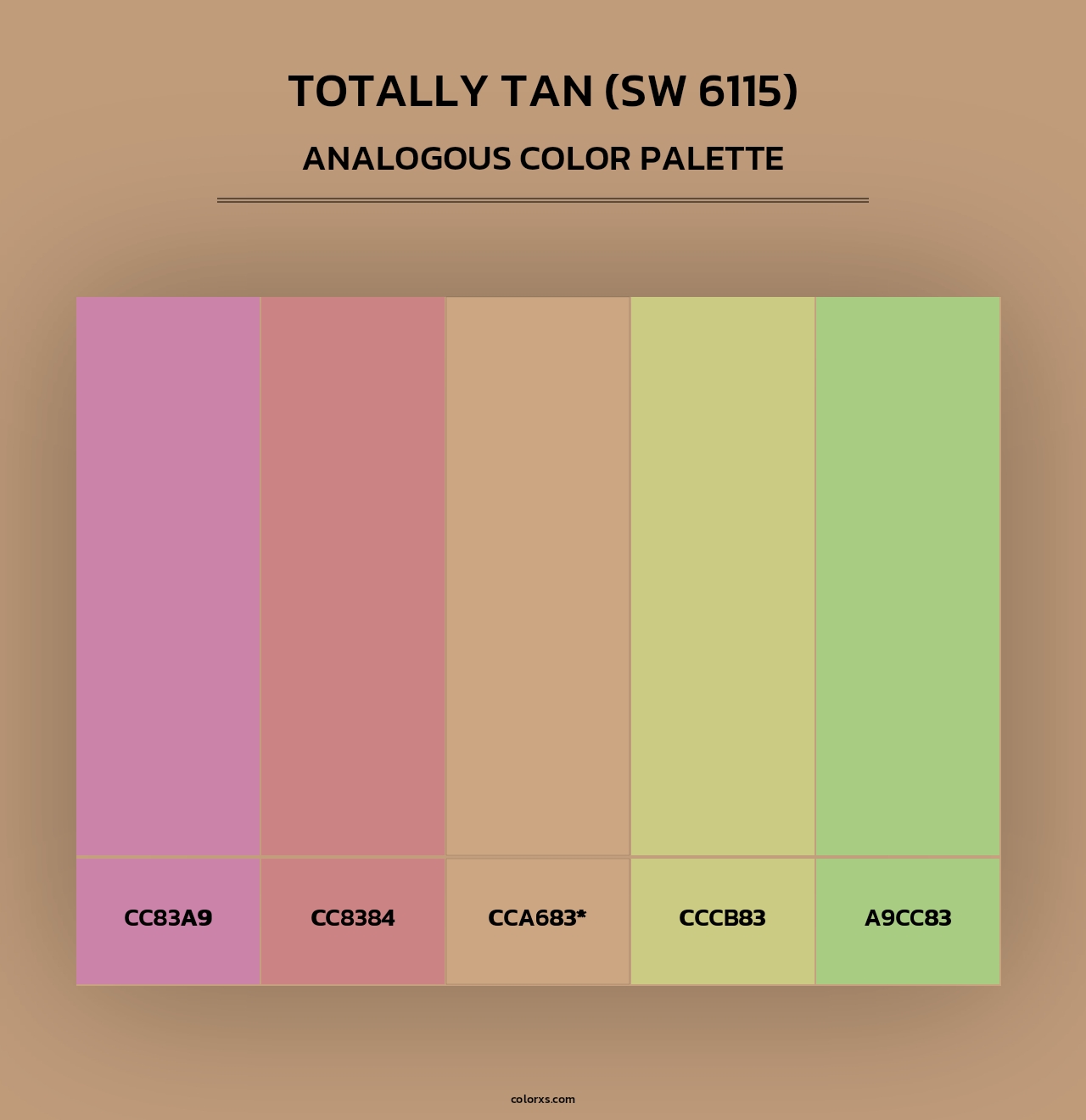 Totally Tan (SW 6115) - Analogous Color Palette