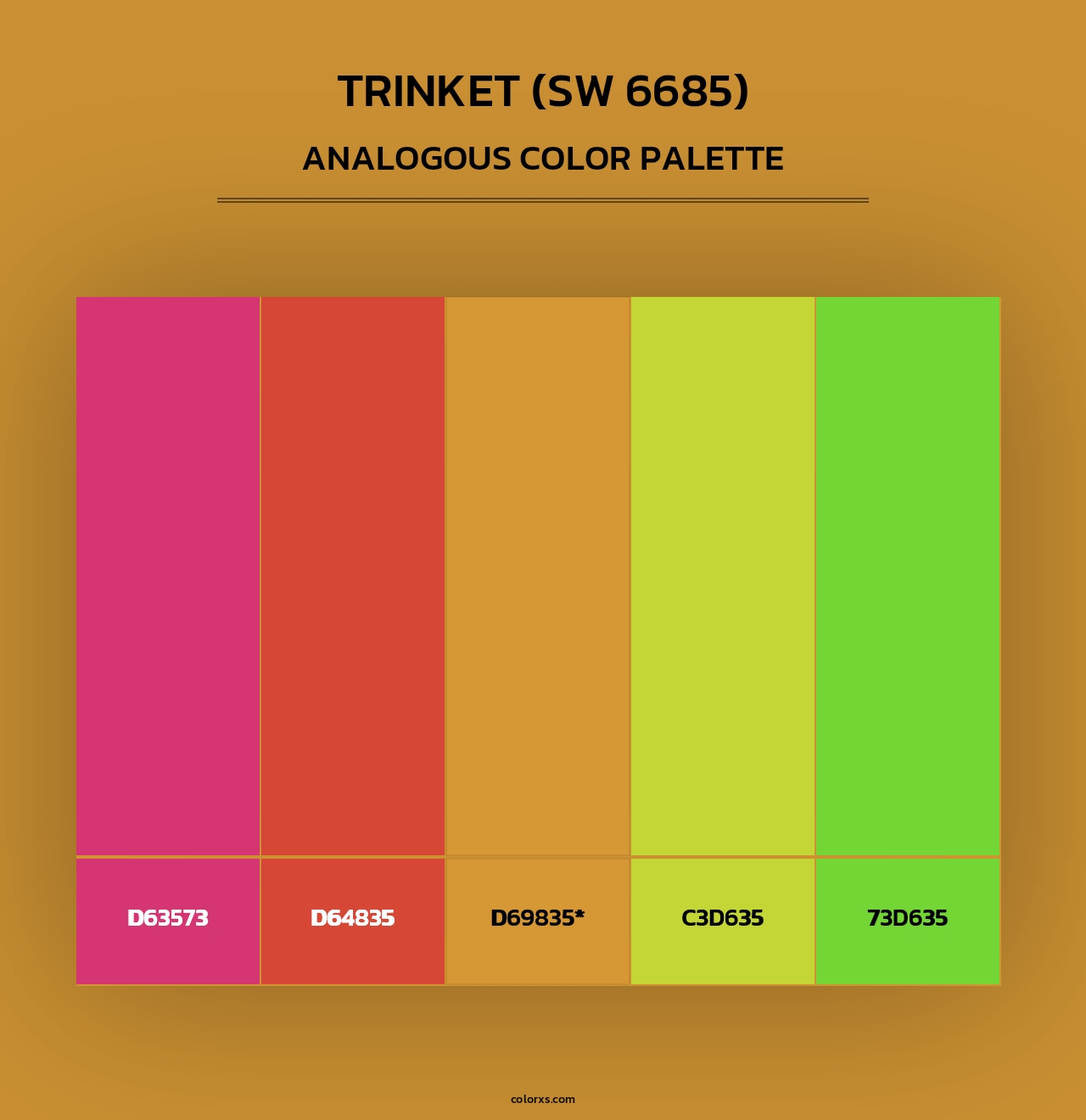 Trinket (SW 6685) - Analogous Color Palette