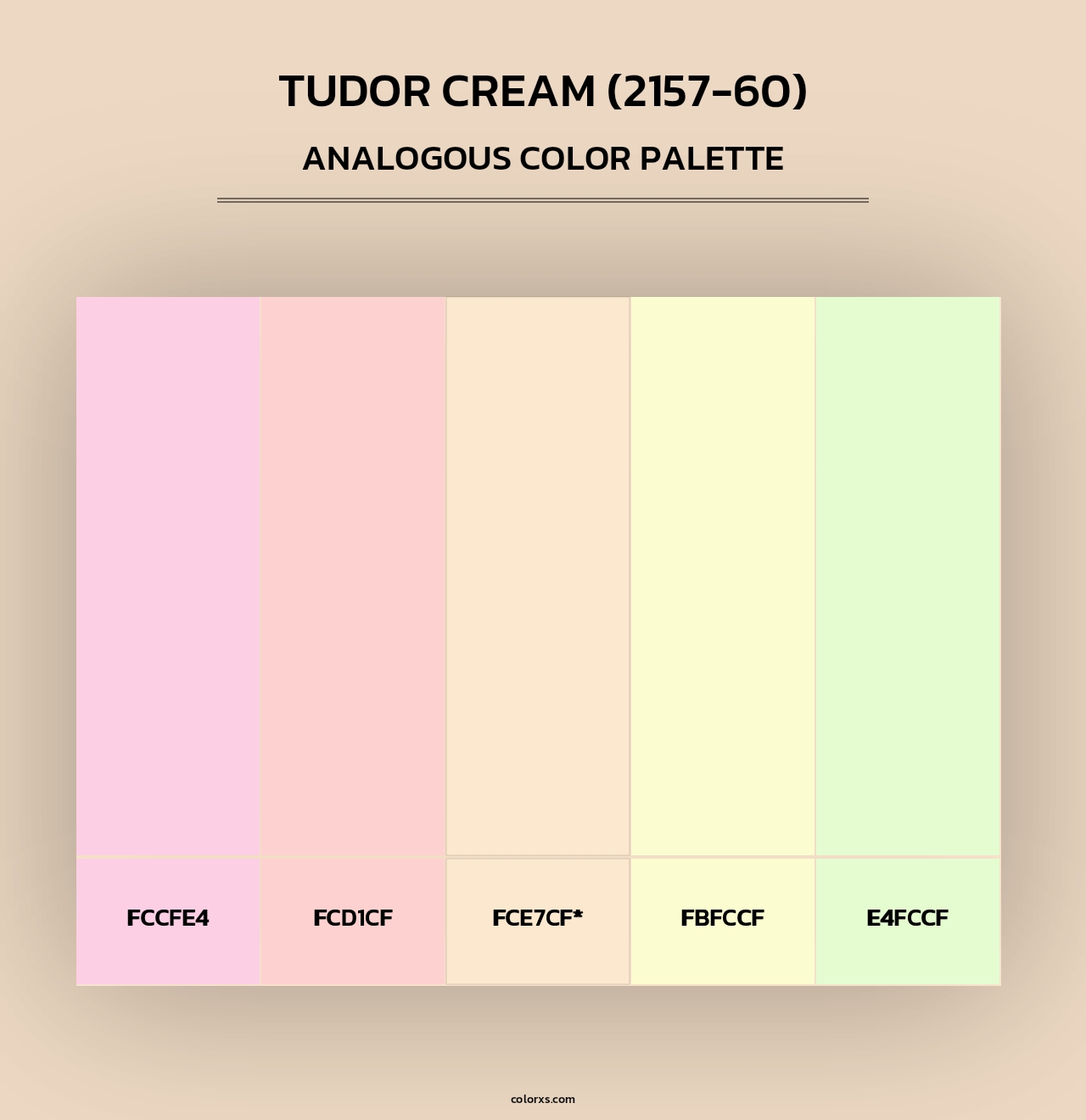 Tudor Cream (2157-60) - Analogous Color Palette