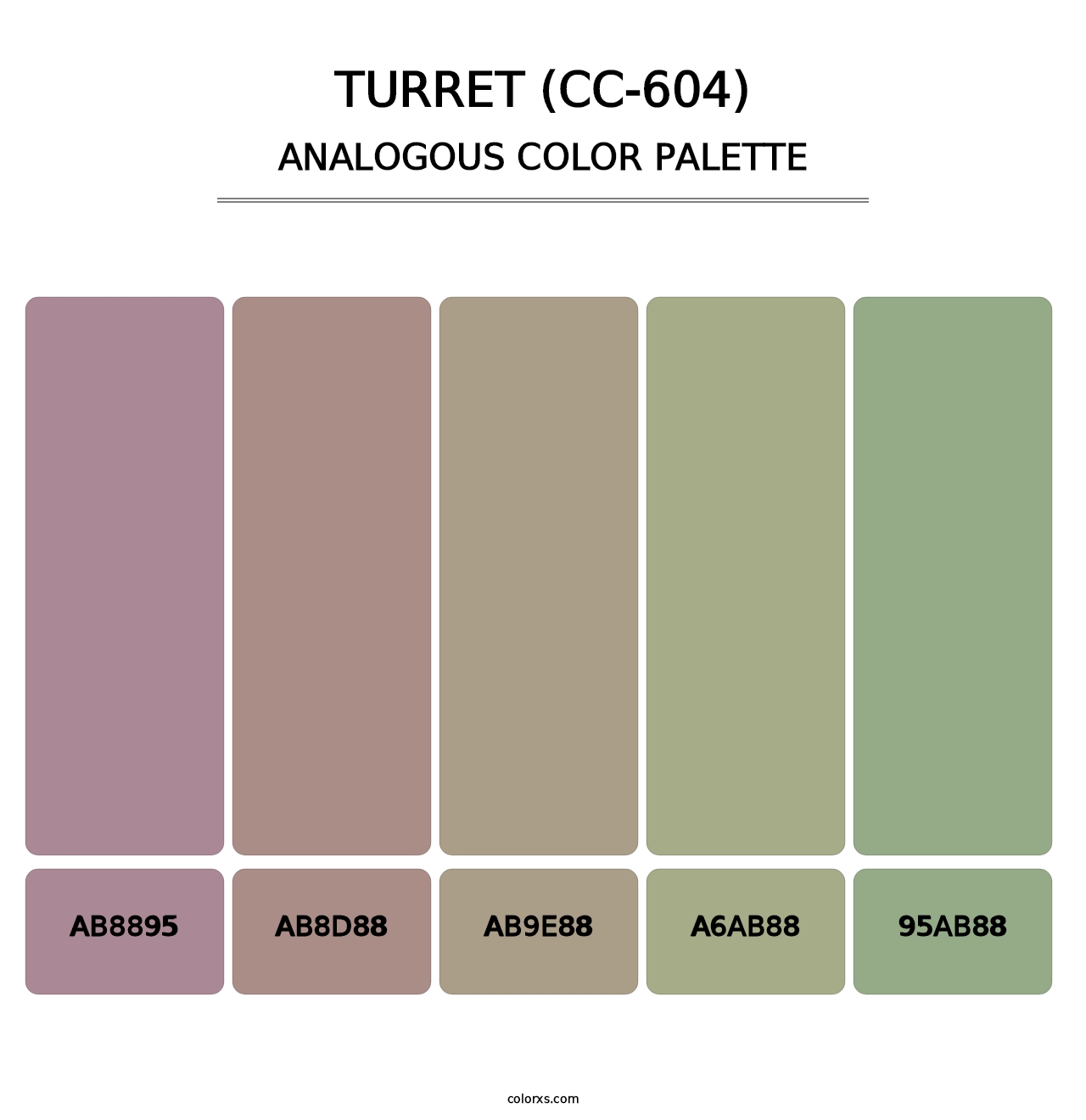 Turret (CC-604) - Analogous Color Palette