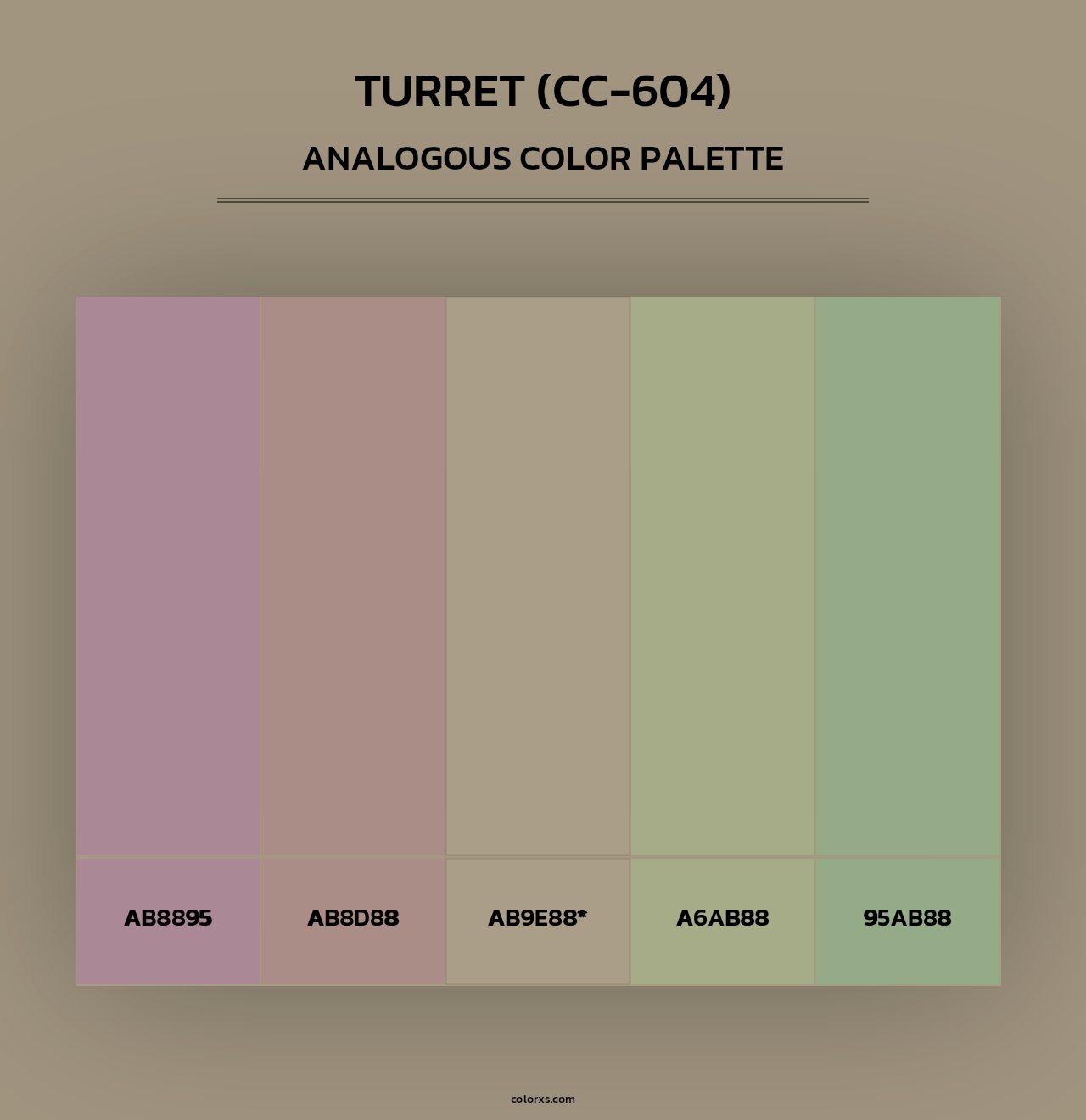 Turret (CC-604) - Analogous Color Palette