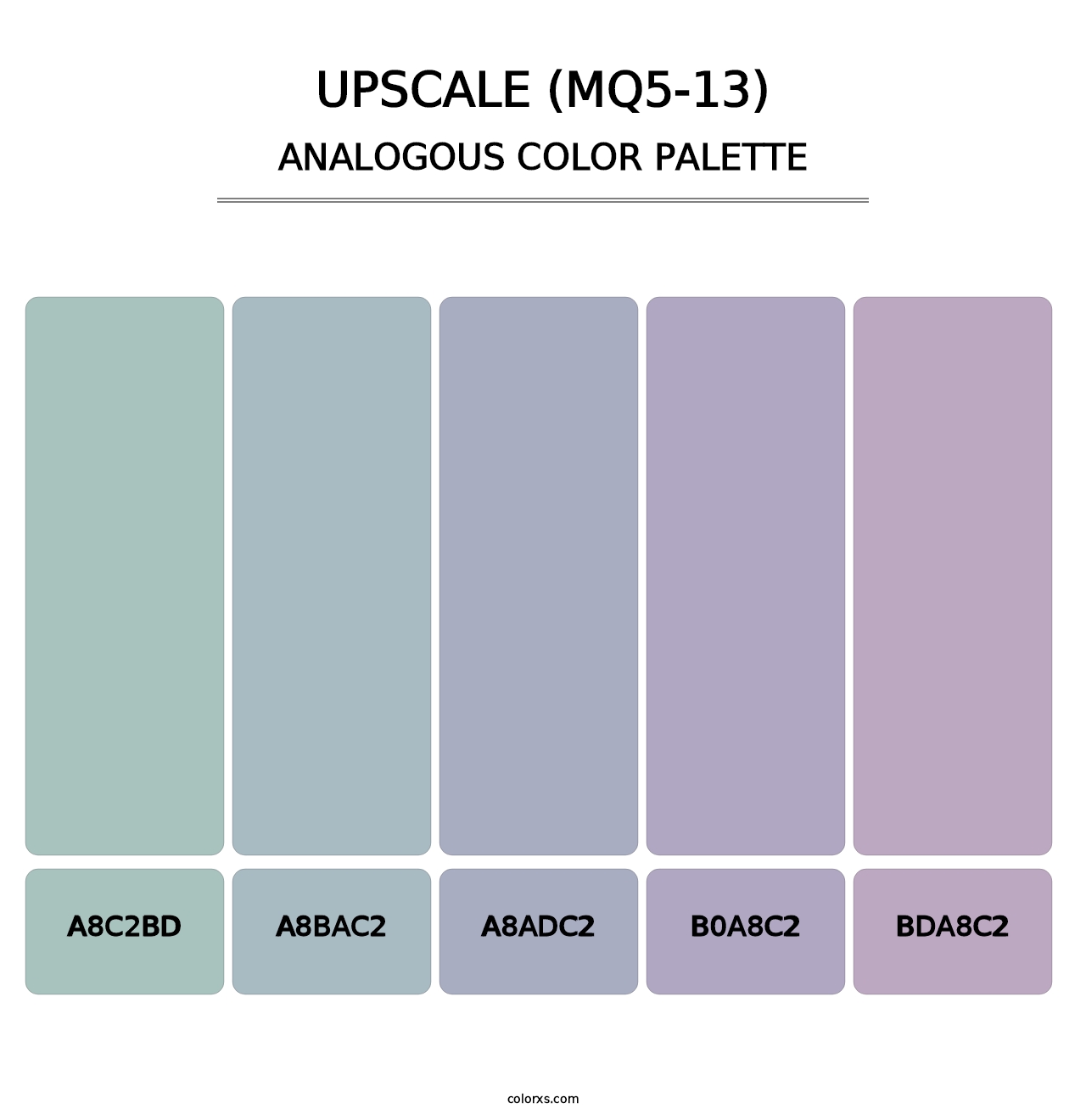Upscale (MQ5-13) - Analogous Color Palette